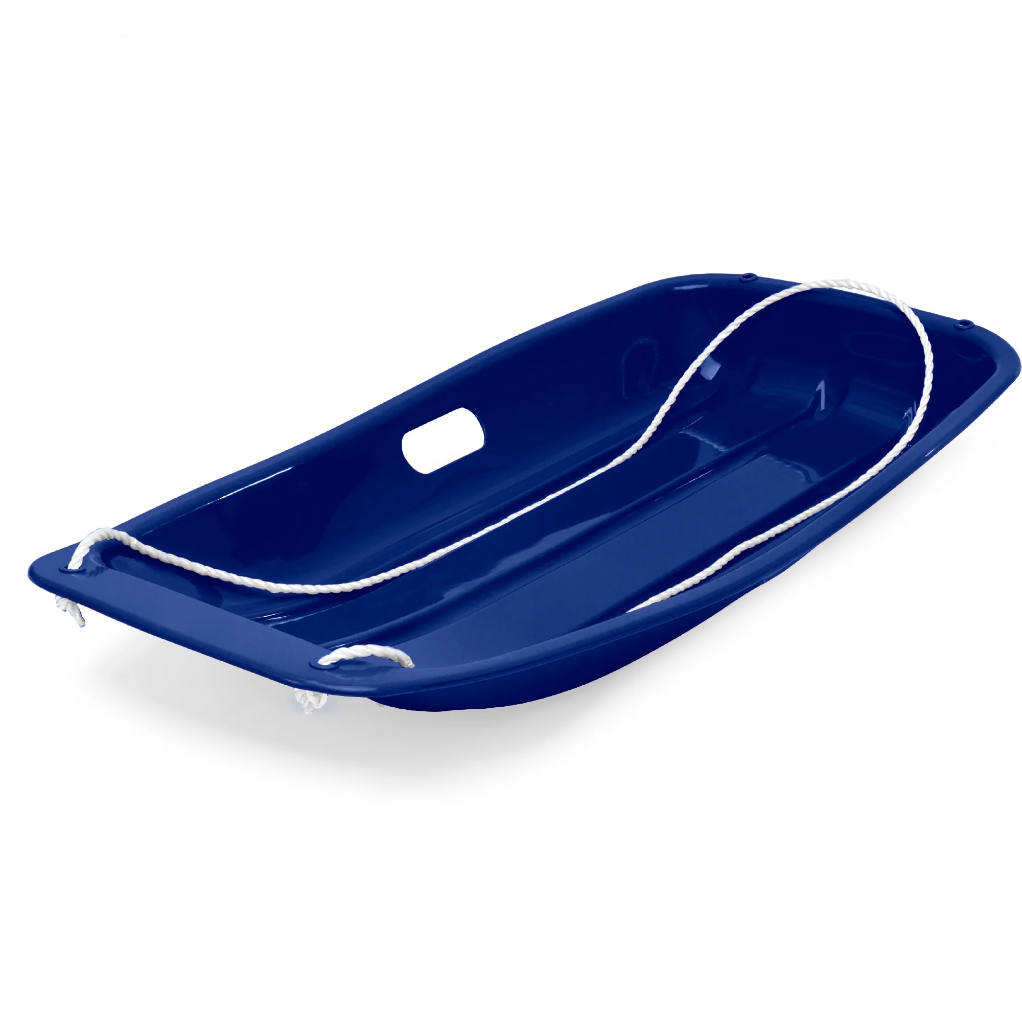 Kids Outdoor Plastic Toboggan Snow Sled Board w/ Pull Rope, Handles - 35in - Image 38