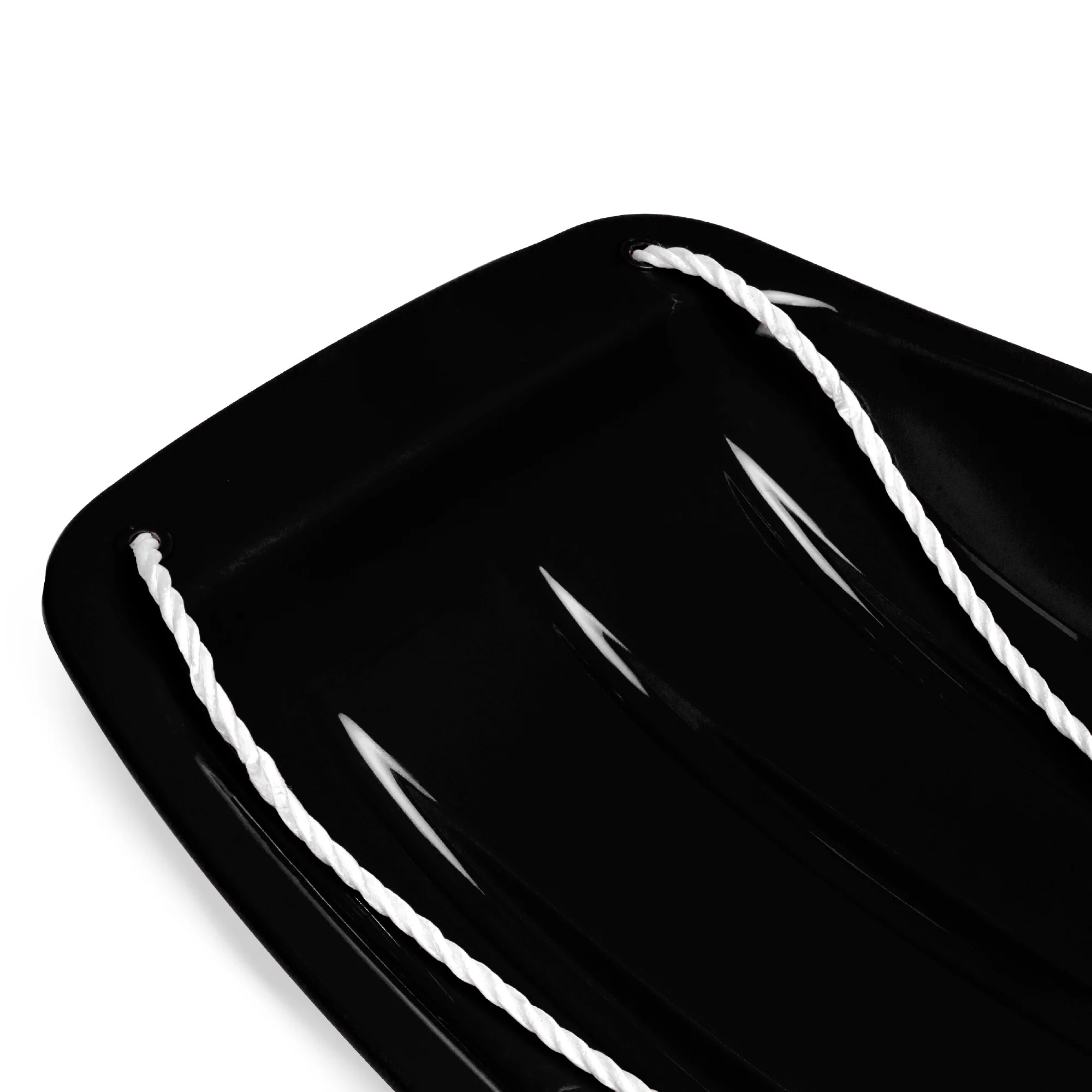 Kids Outdoor Plastic Toboggan Snow Sled Board w/ Pull Rope, Handles - 35in - Image 5