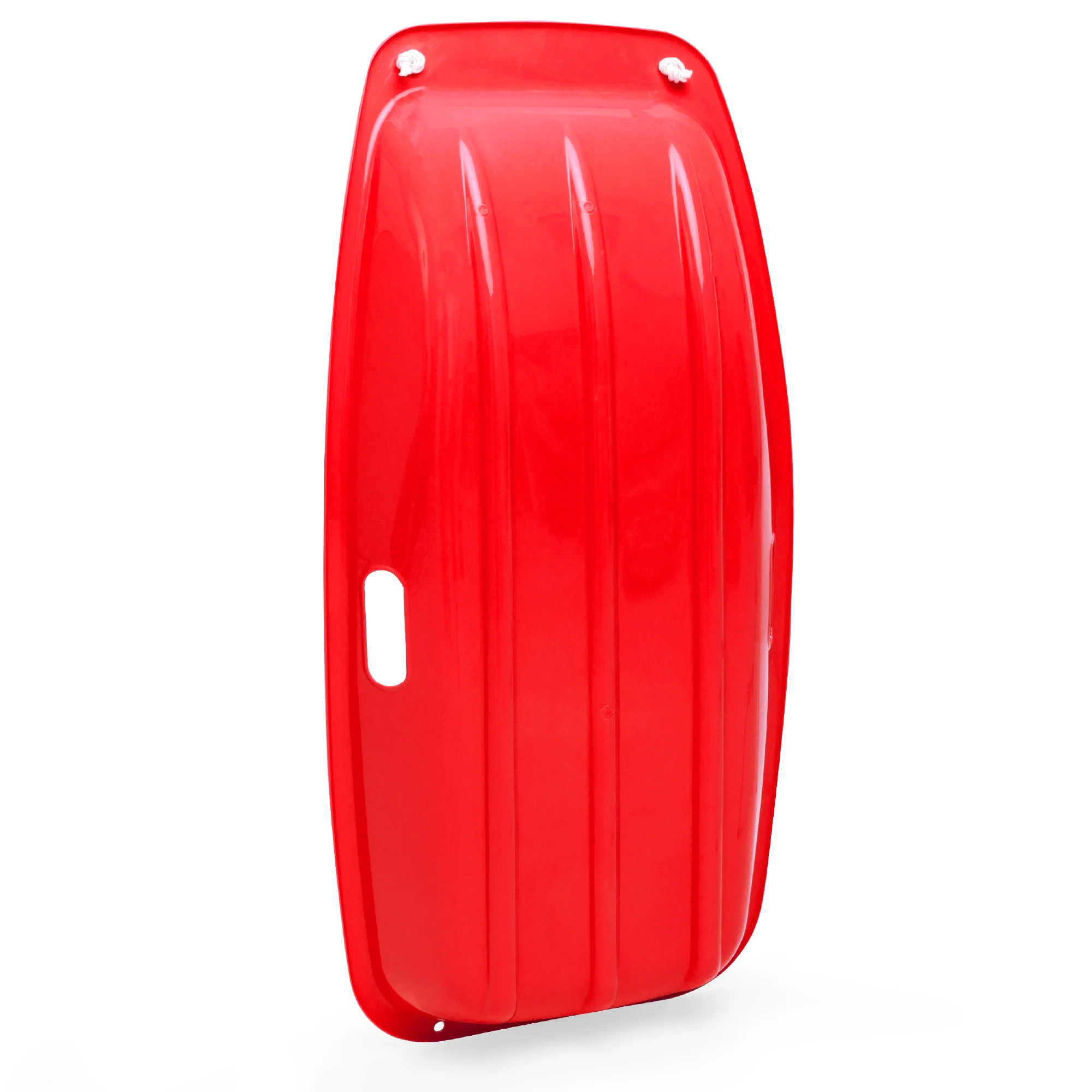 Kids Outdoor Plastic Toboggan Snow Sled Board w/ Pull Rope, Handles - 35in - Image 9