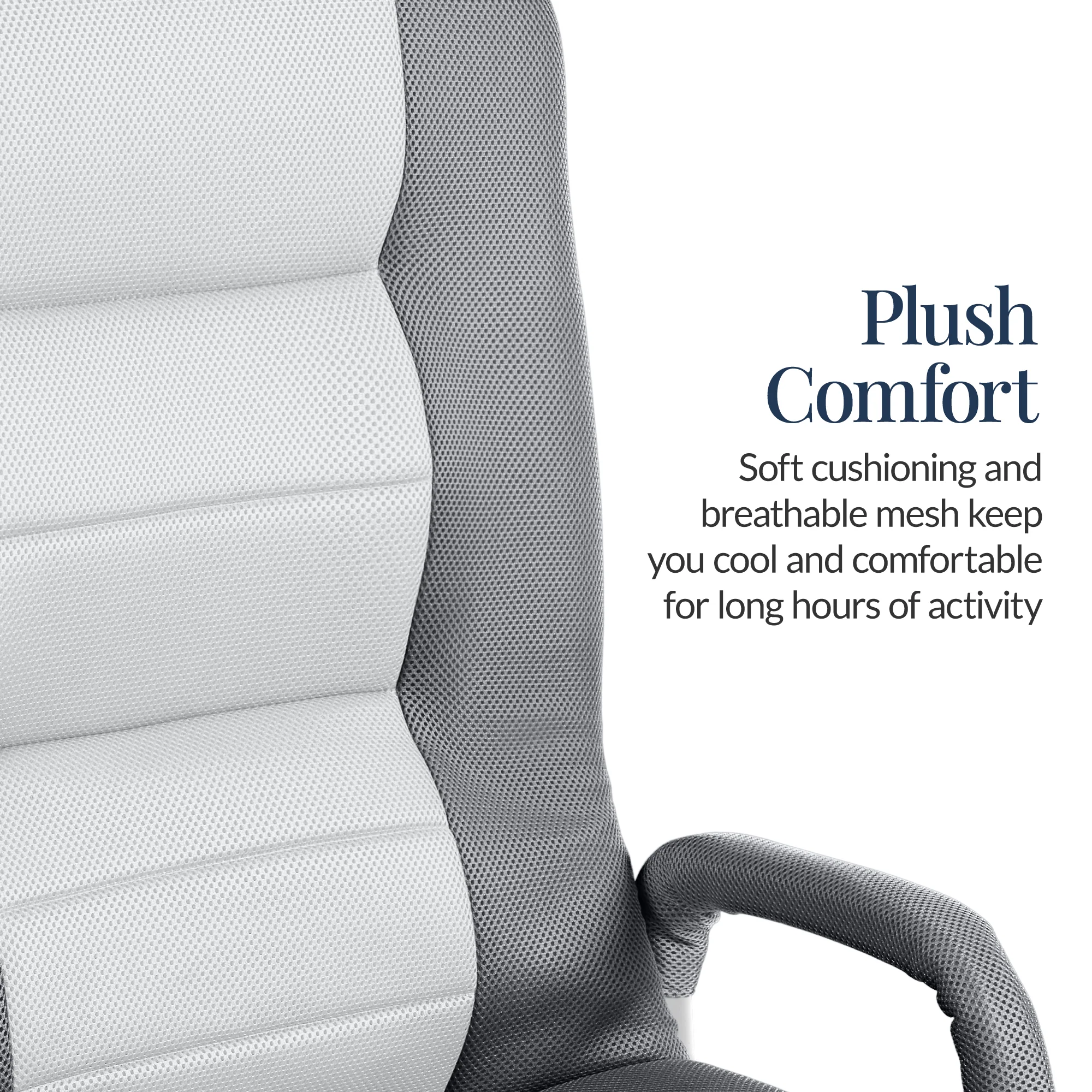 Gaming Floor Chair w/ 360-Degree Swivel, Armrest, Adjustable Backrest - Image 22