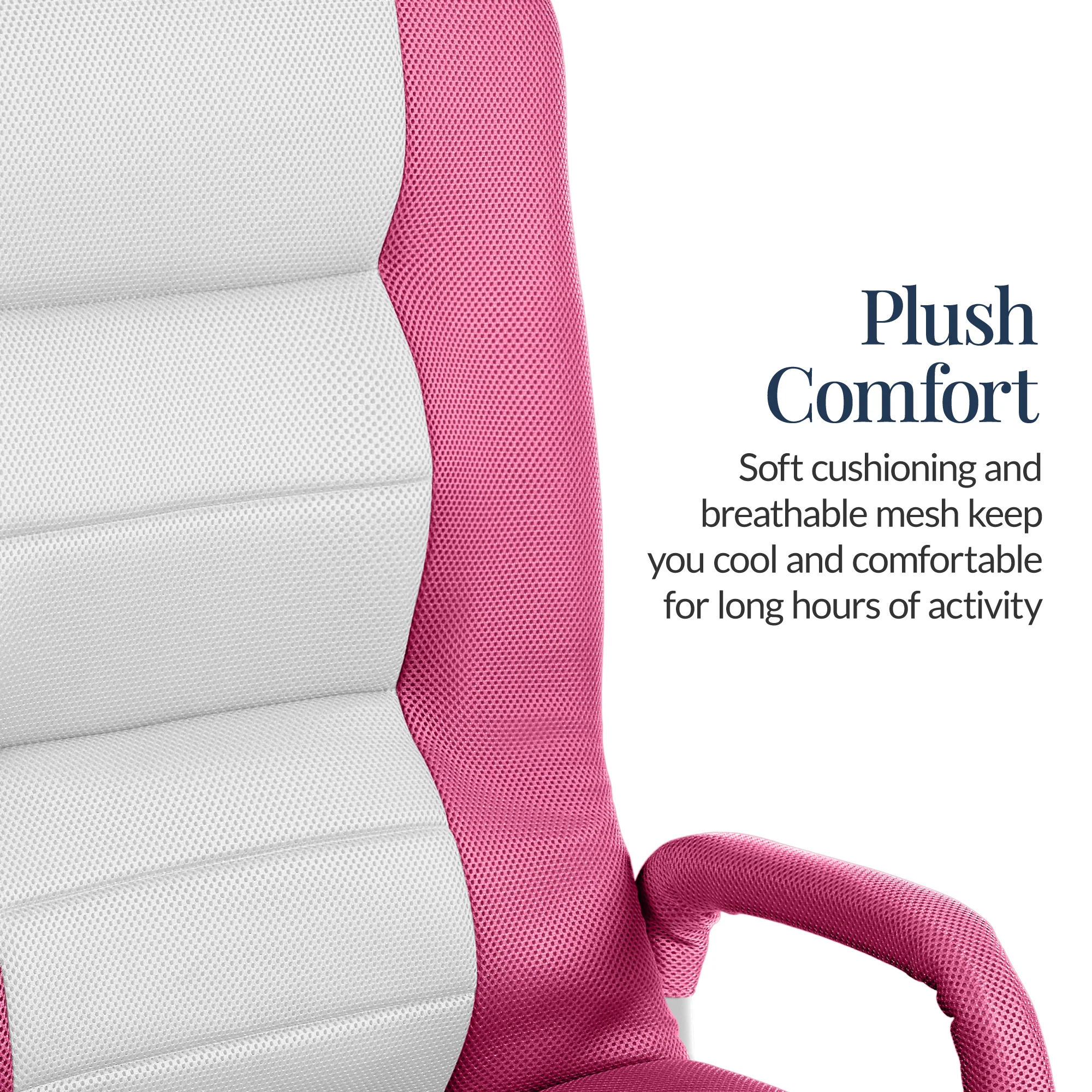 Gaming Floor Chair w/ 360-Degree Swivel, Armrest, Adjustable Backrest - Image 38