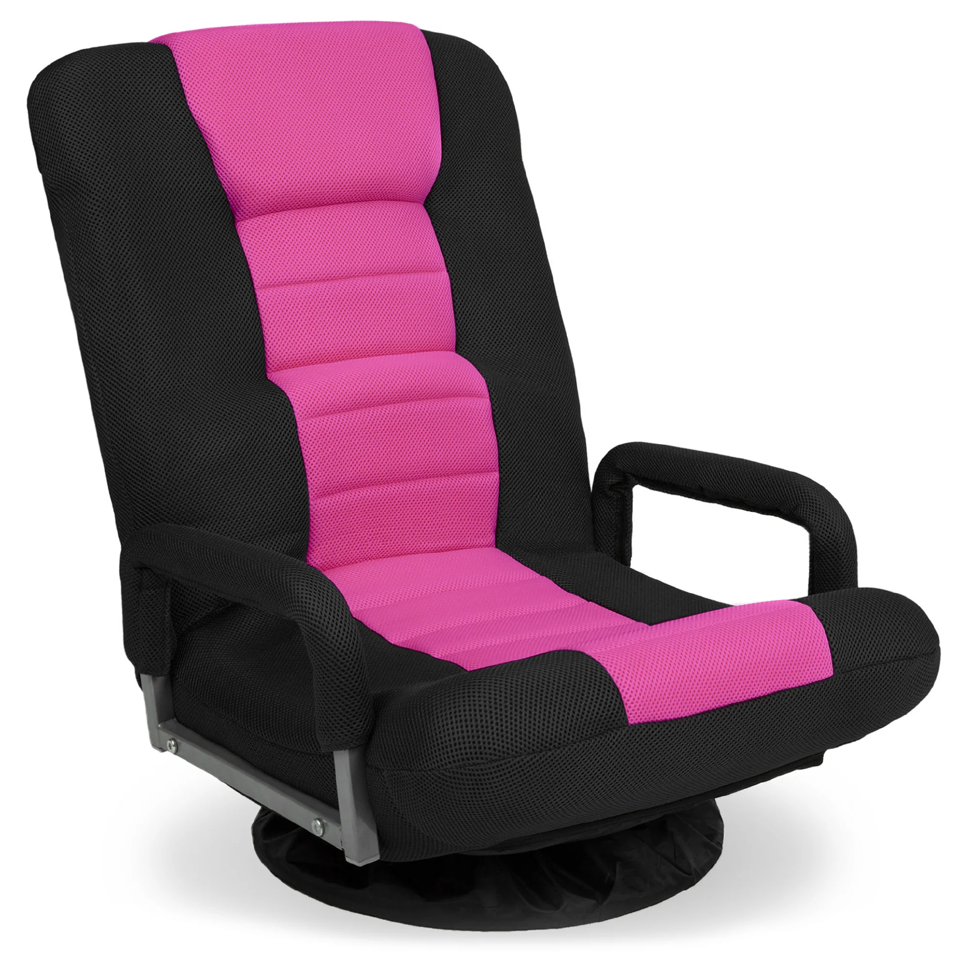 Gaming Floor Chair w/ 360-Degree Swivel, Armrest, Adjustable Backrest - Image 53