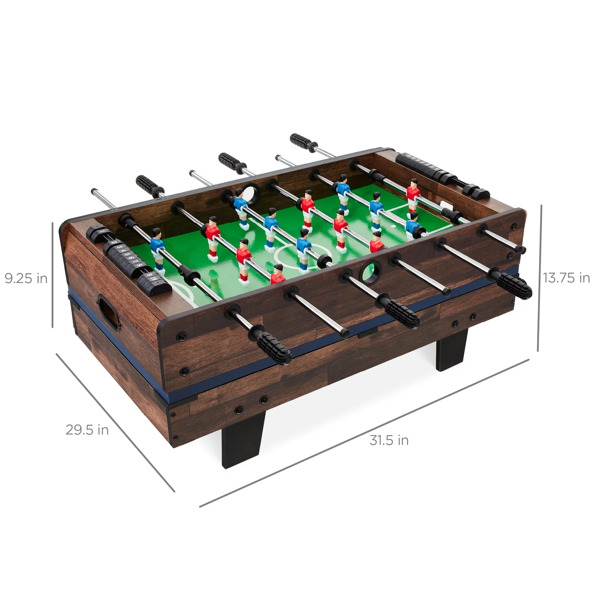 4-in-1 Multi Game Table Set w/ Air Hockey, Table Tennis, Billiards, Foosball - Image 14