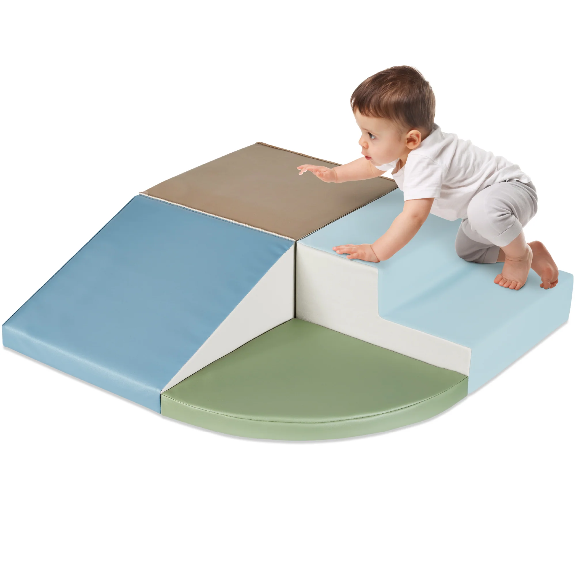 4-Piece Kids Climb & Crawl Soft Foam Shapes Structure Playset - Image 29