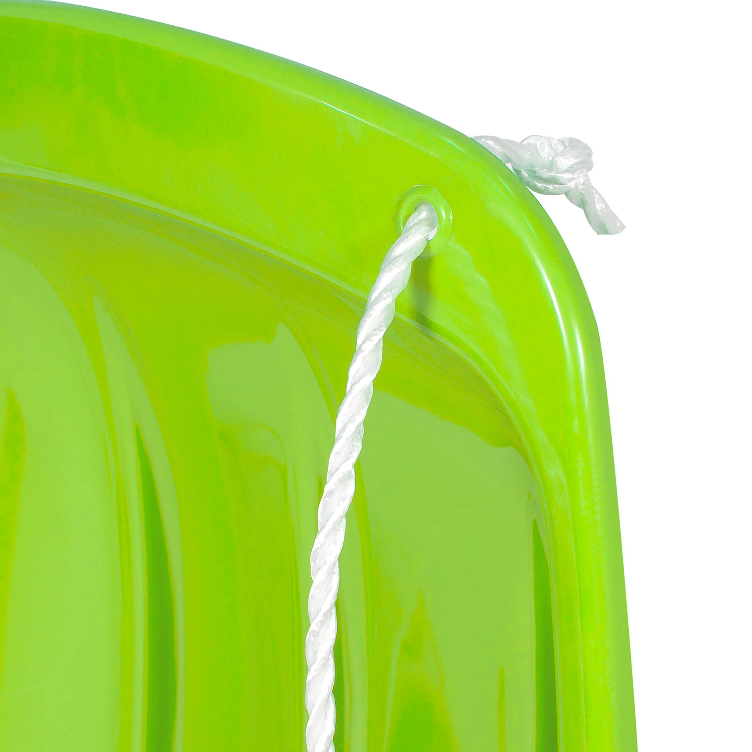 48in Kids Toboggan Snow Sled Board w/ Pull Rope, Curved Edges - Image 10