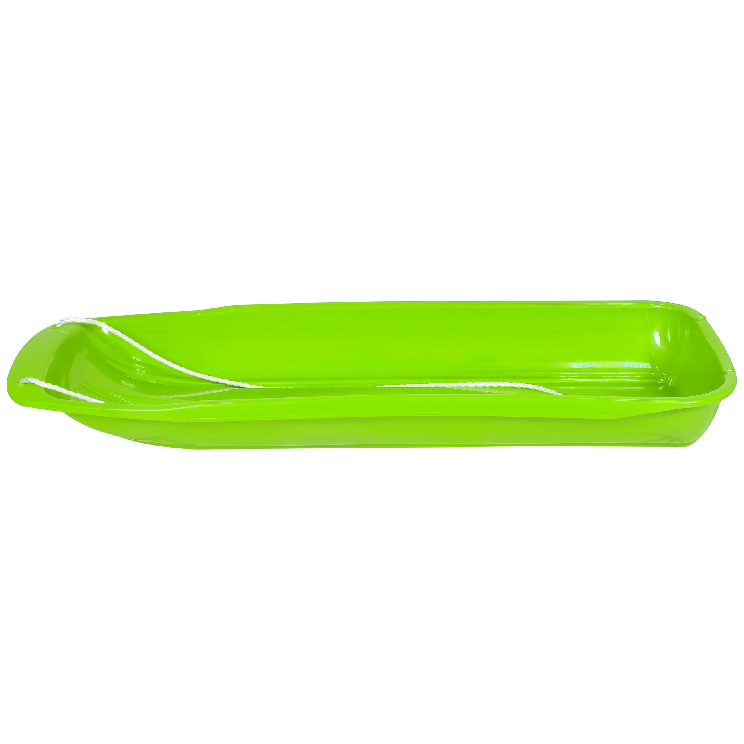 48in Kids Toboggan Snow Sled Board w/ Pull Rope, Curved Edges - Image 11