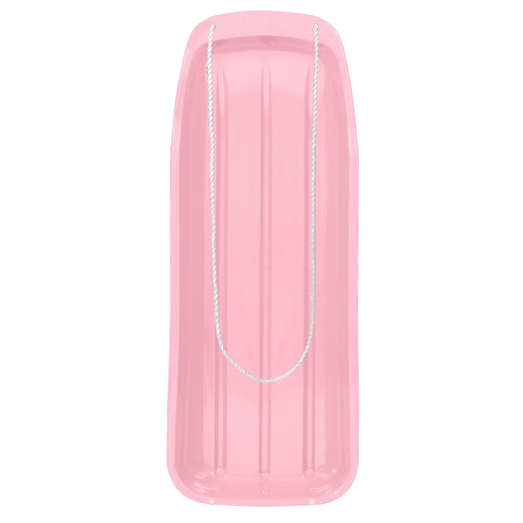 48in Kids Toboggan Snow Sled Board w/ Pull Rope, Curved Edges - Image 12