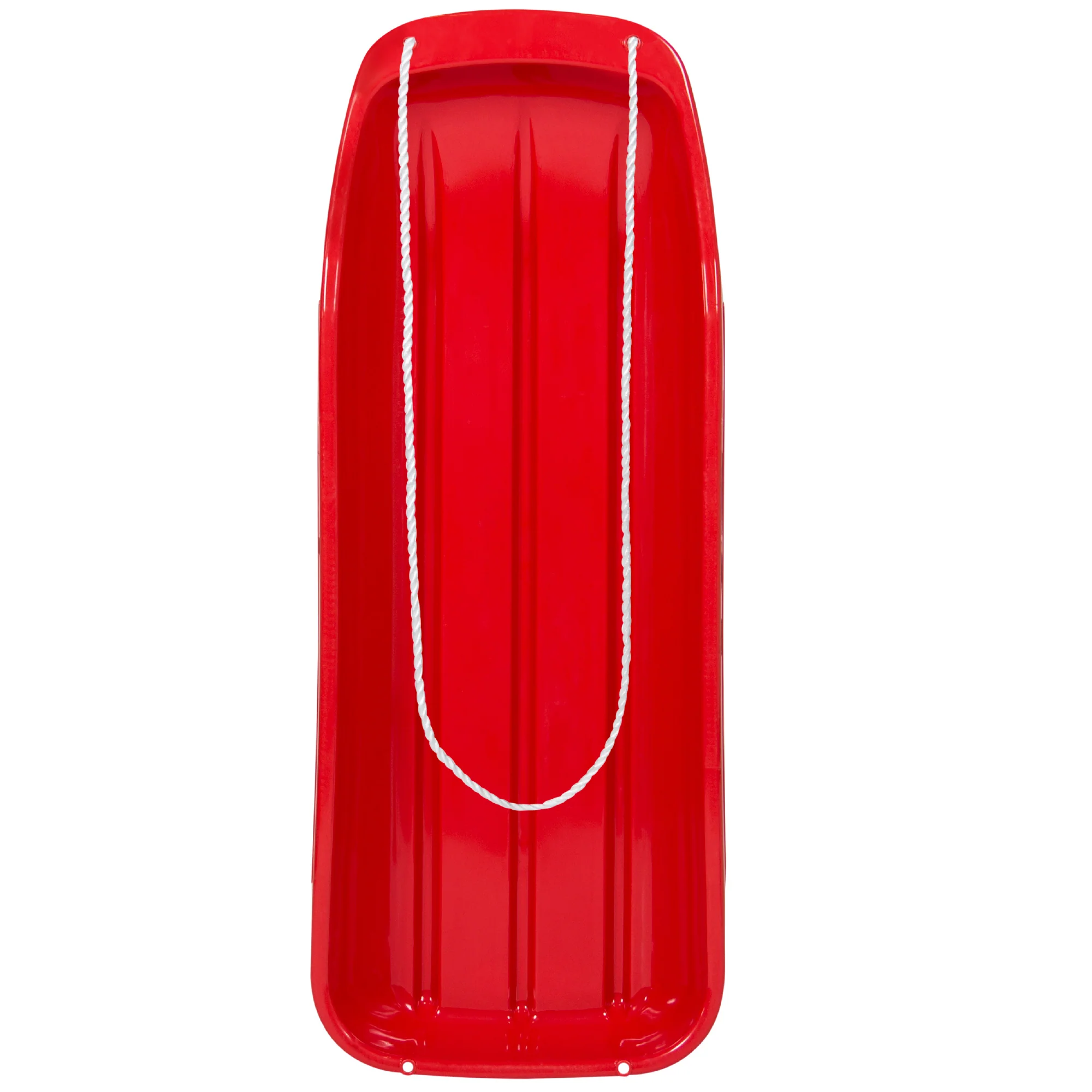 48in Kids Toboggan Snow Sled Board w/ Pull Rope, Curved Edges - Image 18