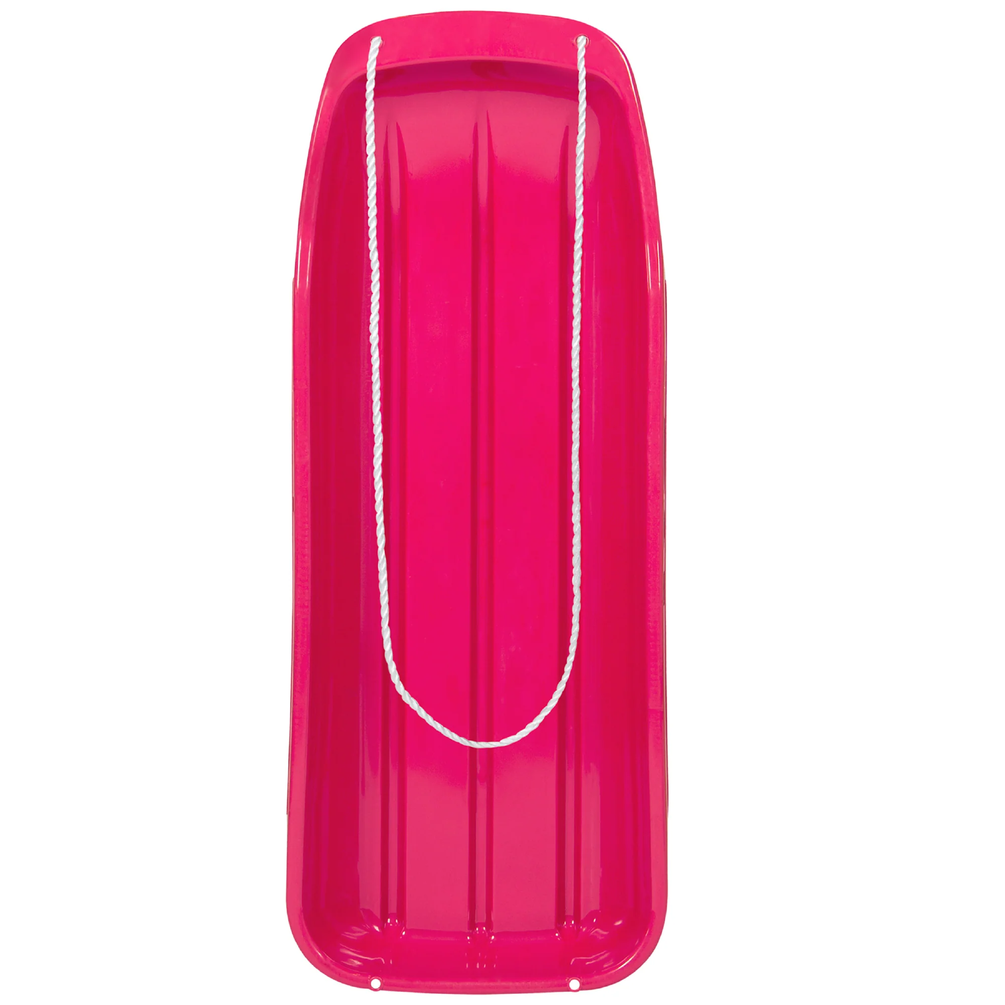 48in Kids Toboggan Snow Sled Board w/ Pull Rope, Curved Edges - Image 24