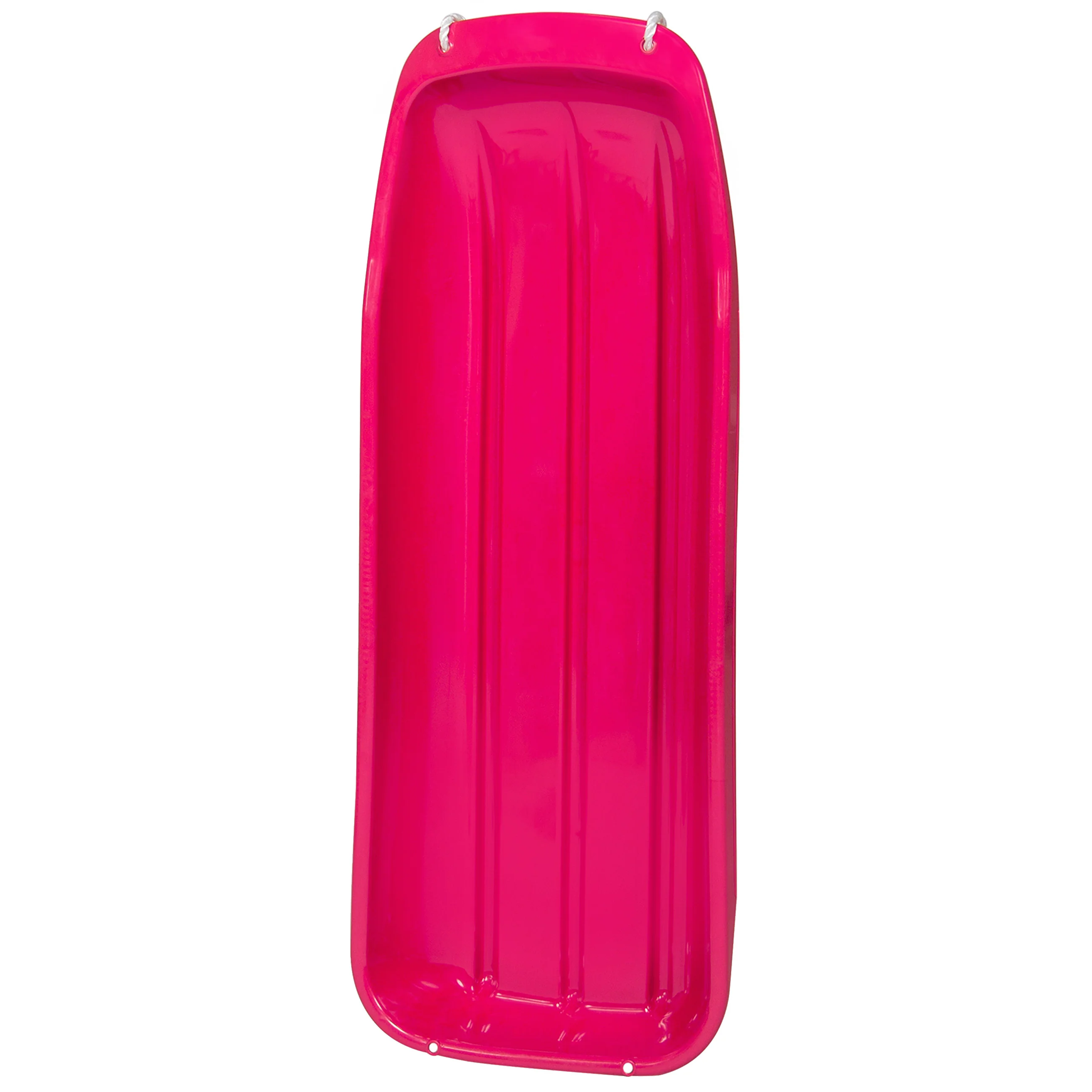 48in Kids Toboggan Snow Sled Board w/ Pull Rope, Curved Edges - Image 26