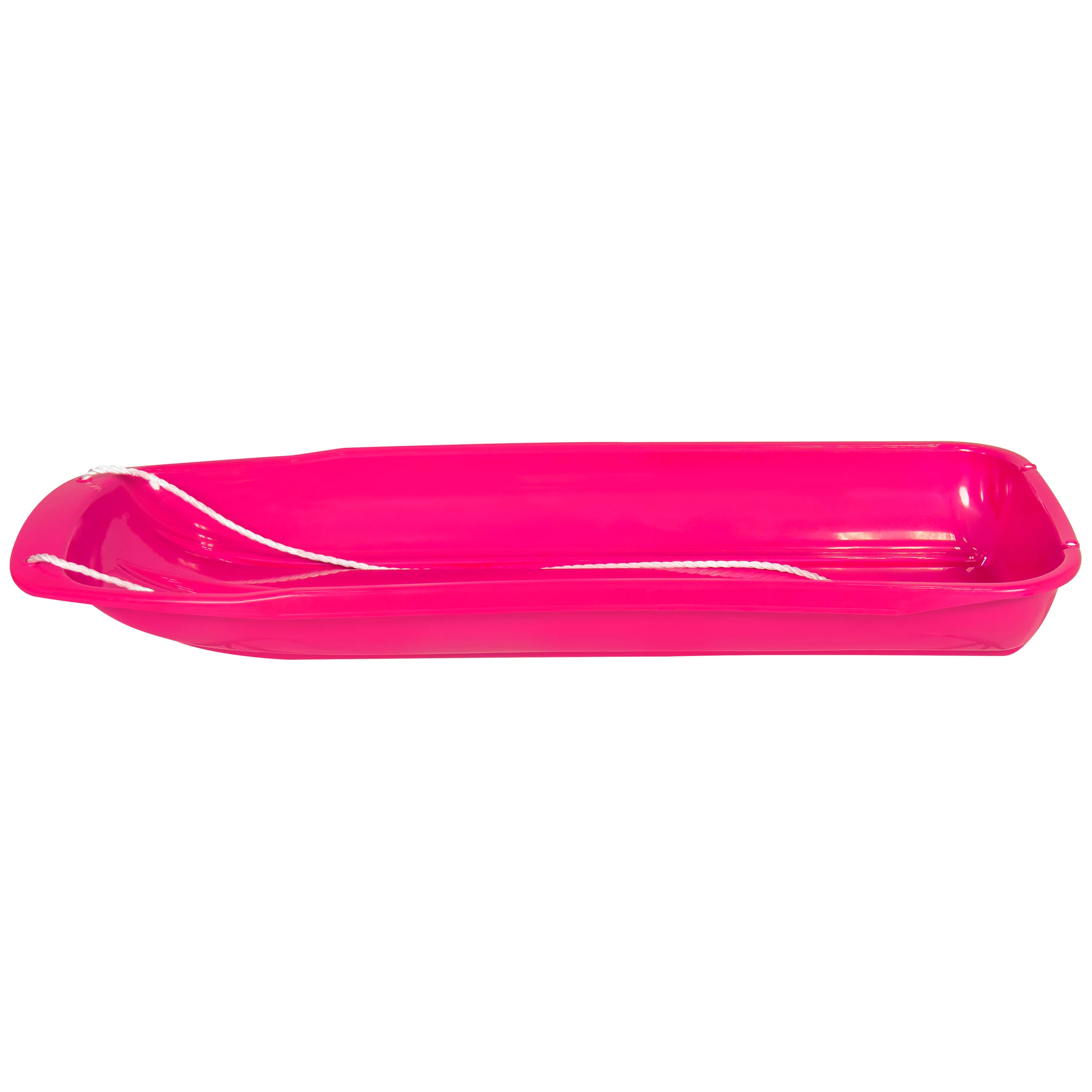 48in Kids Toboggan Snow Sled Board w/ Pull Rope, Curved Edges - Image 29