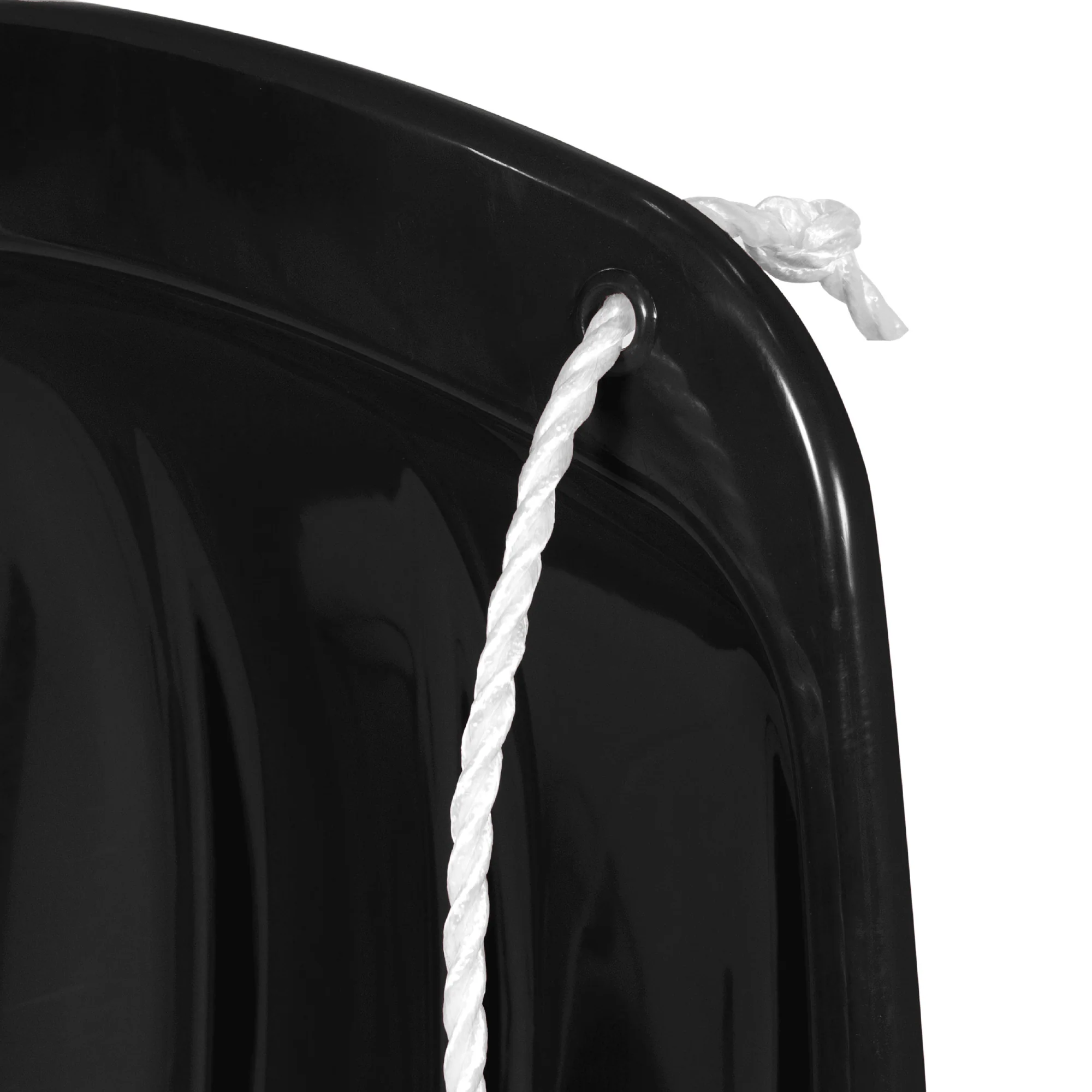 48in Kids Toboggan Snow Sled Board w/ Pull Rope, Curved Edges - Image 34