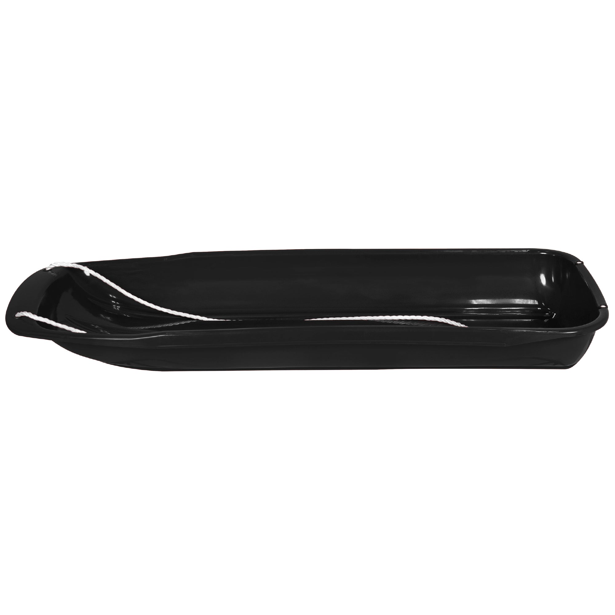48in Kids Toboggan Snow Sled Board w/ Pull Rope, Curved Edges - Image 35