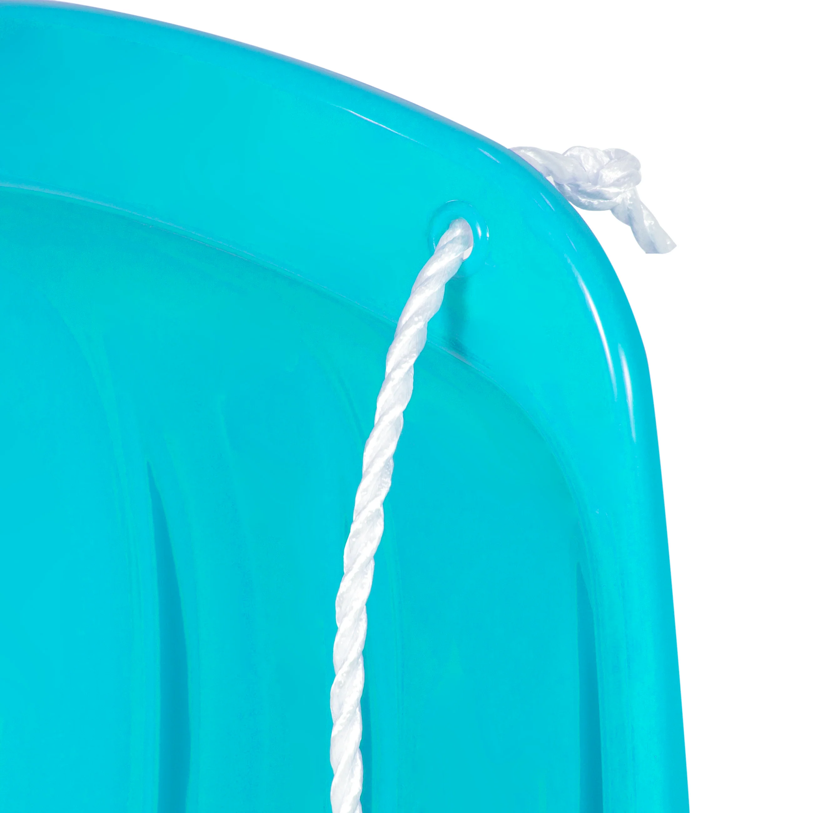 48in Kids Toboggan Snow Sled Board w/ Pull Rope, Curved Edges - Image 6