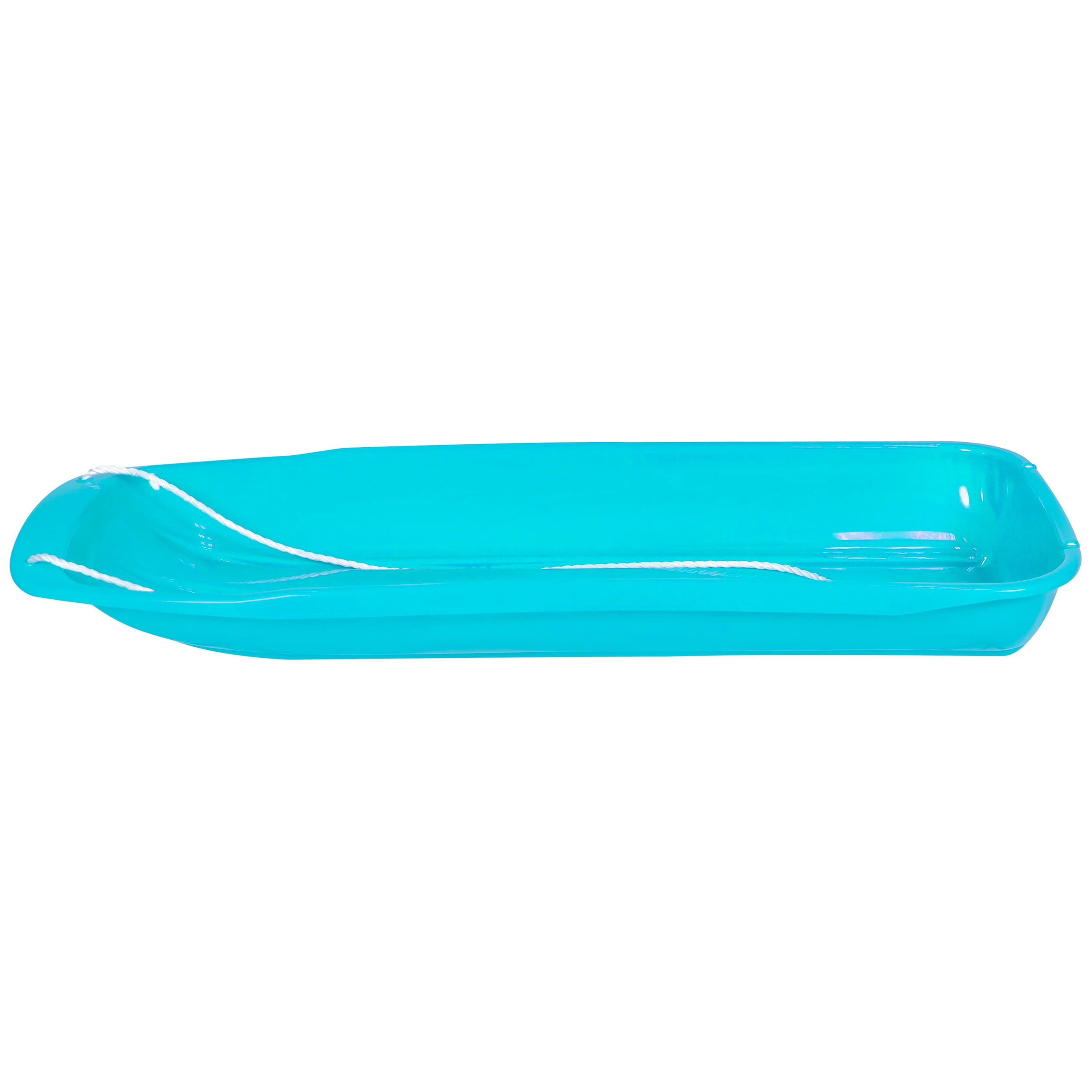 48in Kids Toboggan Snow Sled Board w/ Pull Rope, Curved Edges - Image 7