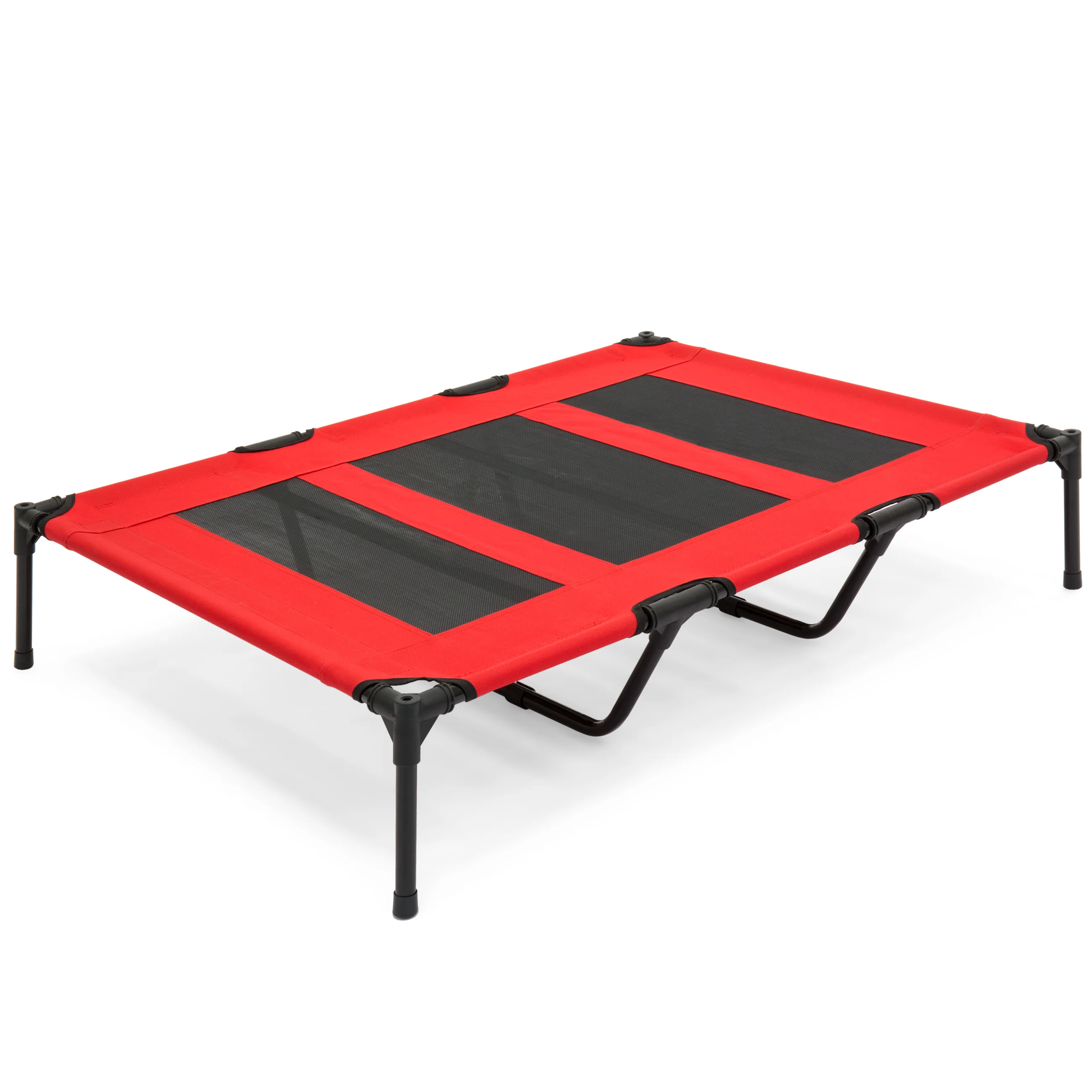 Elevated Cooling Dog Bed, Outdoor Pet Cot w/ Canopy, Carry Bag - 48in - Image 4