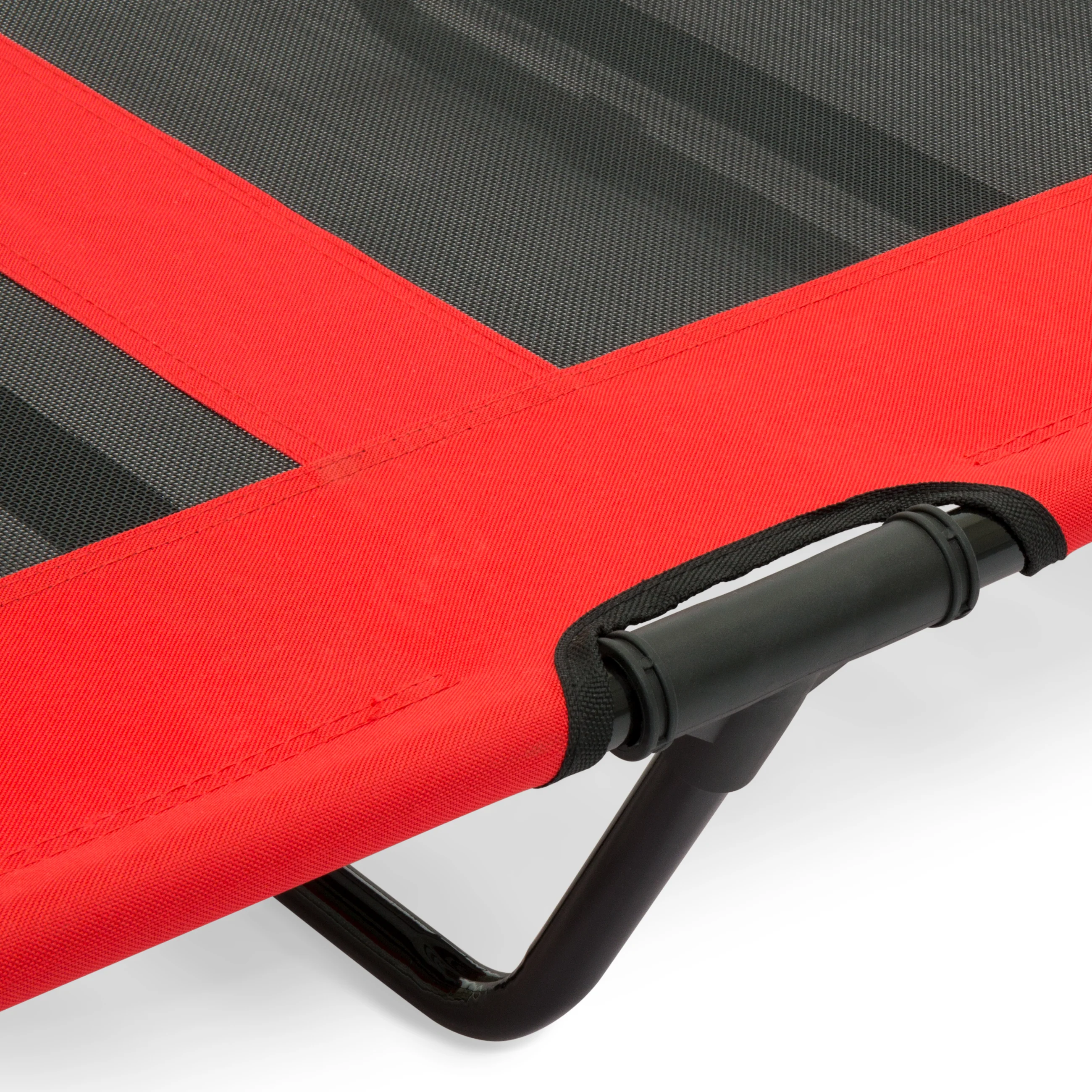 Elevated Cooling Dog Bed, Outdoor Pet Cot w/ Canopy, Carry Bag - 48in - Image 6