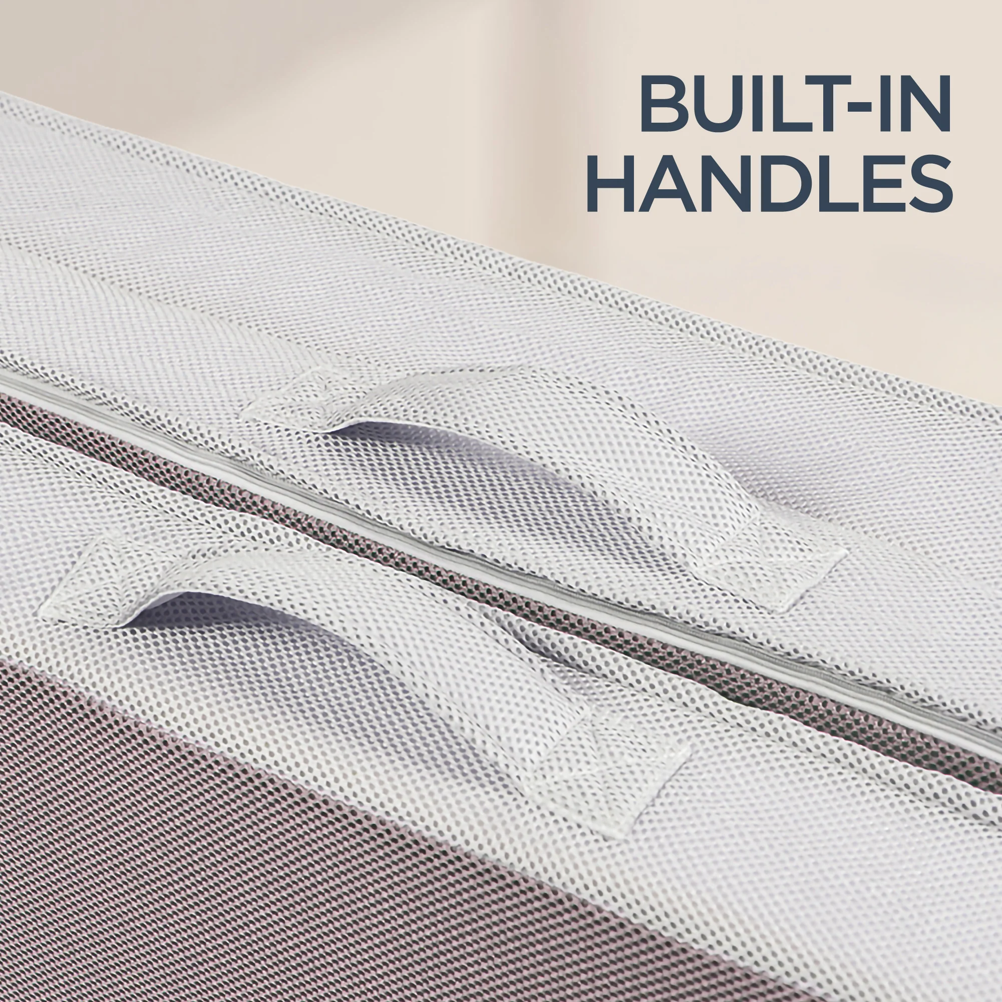 4in Portable Mattress Topper, Tri-Fold Mattress Pad - Gray - Image 26