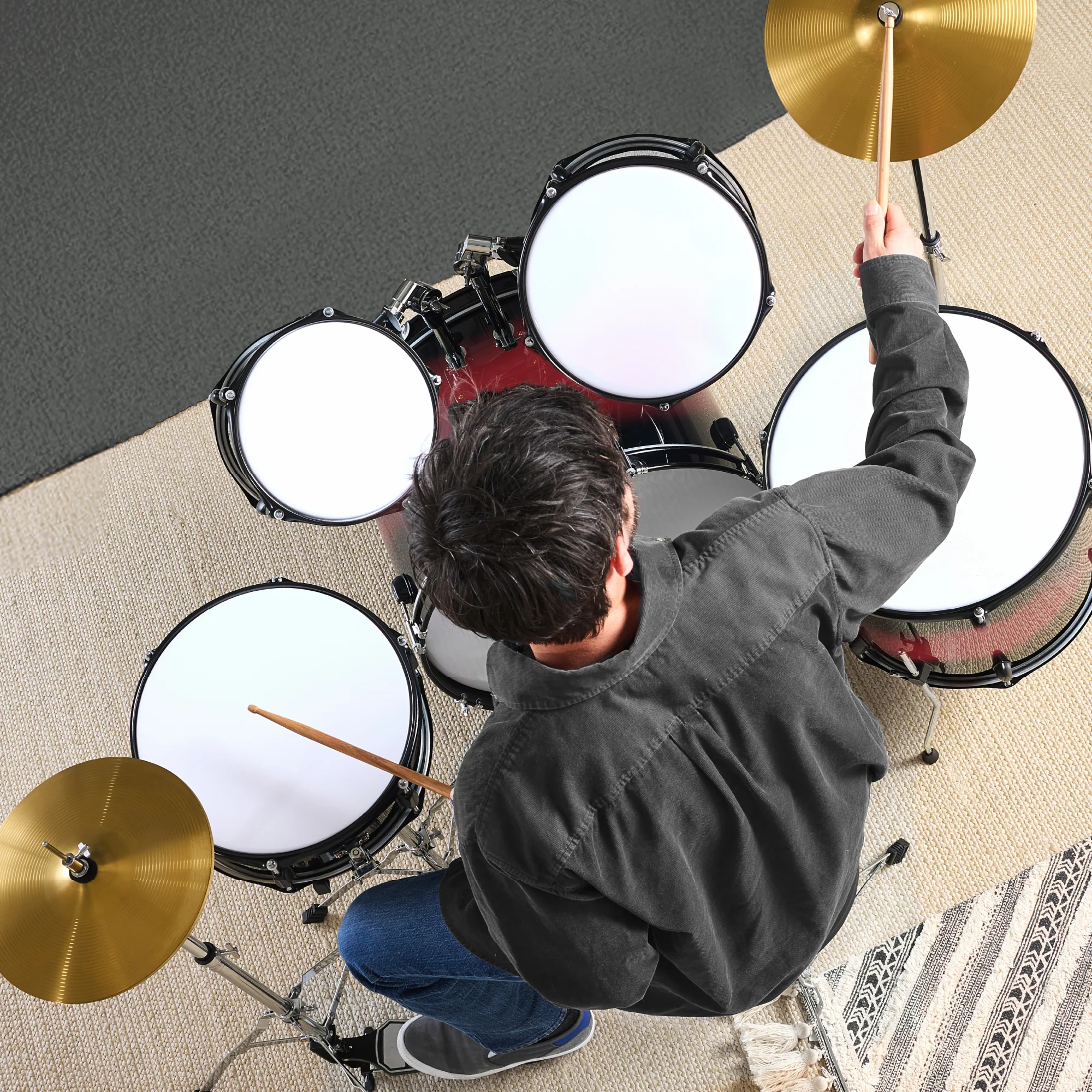 5-Piece Full Size Drum Set For Adults - Image 16