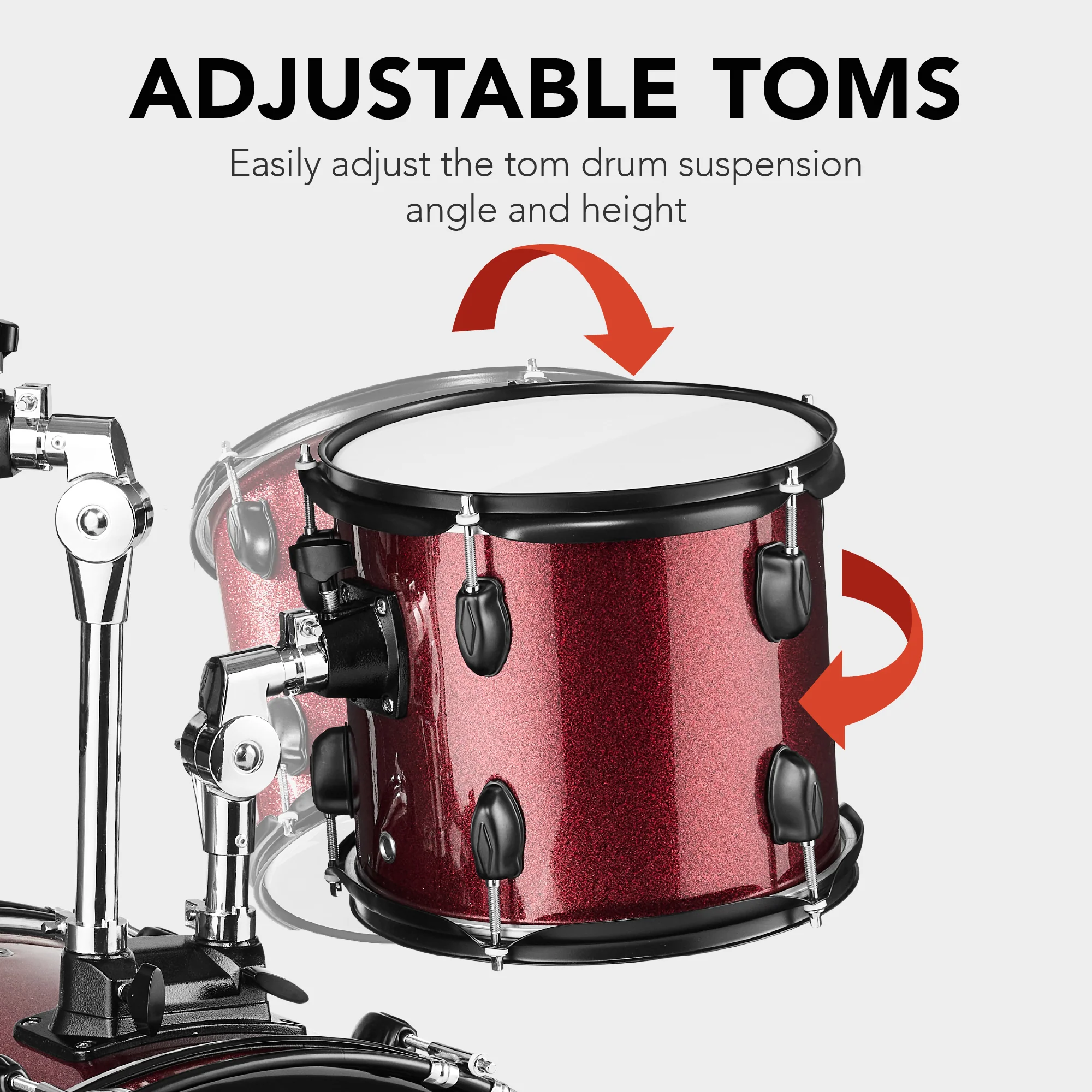 5-Piece Full Size Drum Set For Adults - Image 29