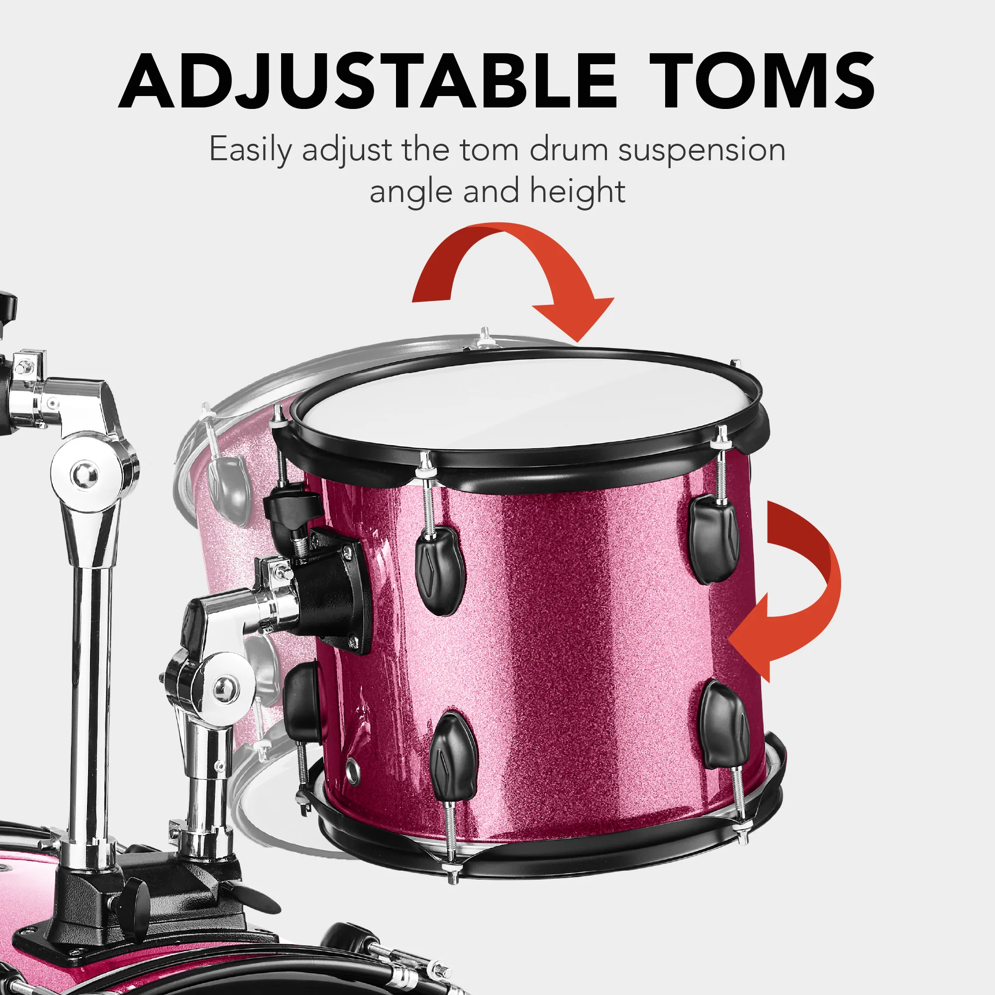 5-Piece Full Size Drum Set For Adults - Image 45