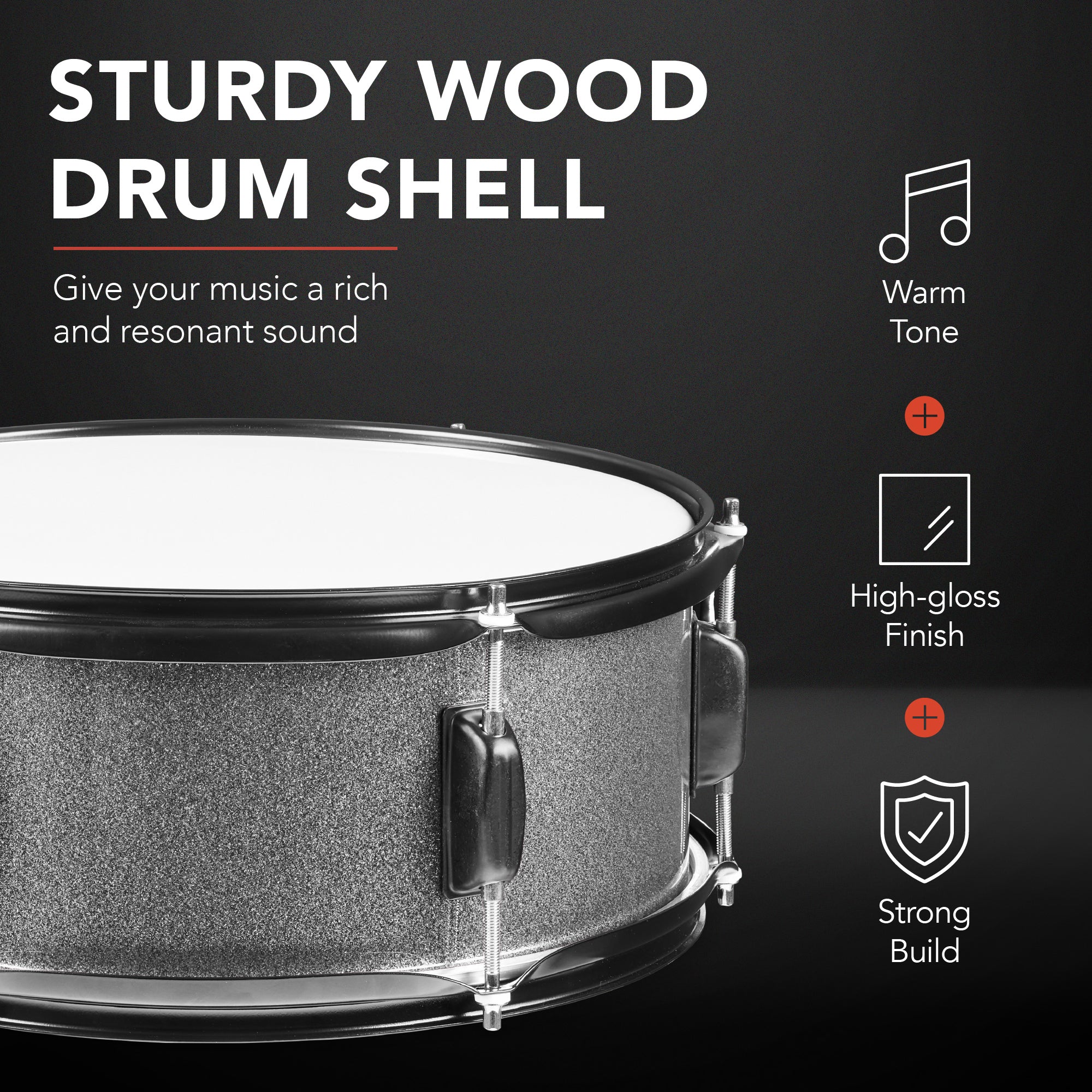 5-Piece Full Size Drum Set For Adults - Image 52