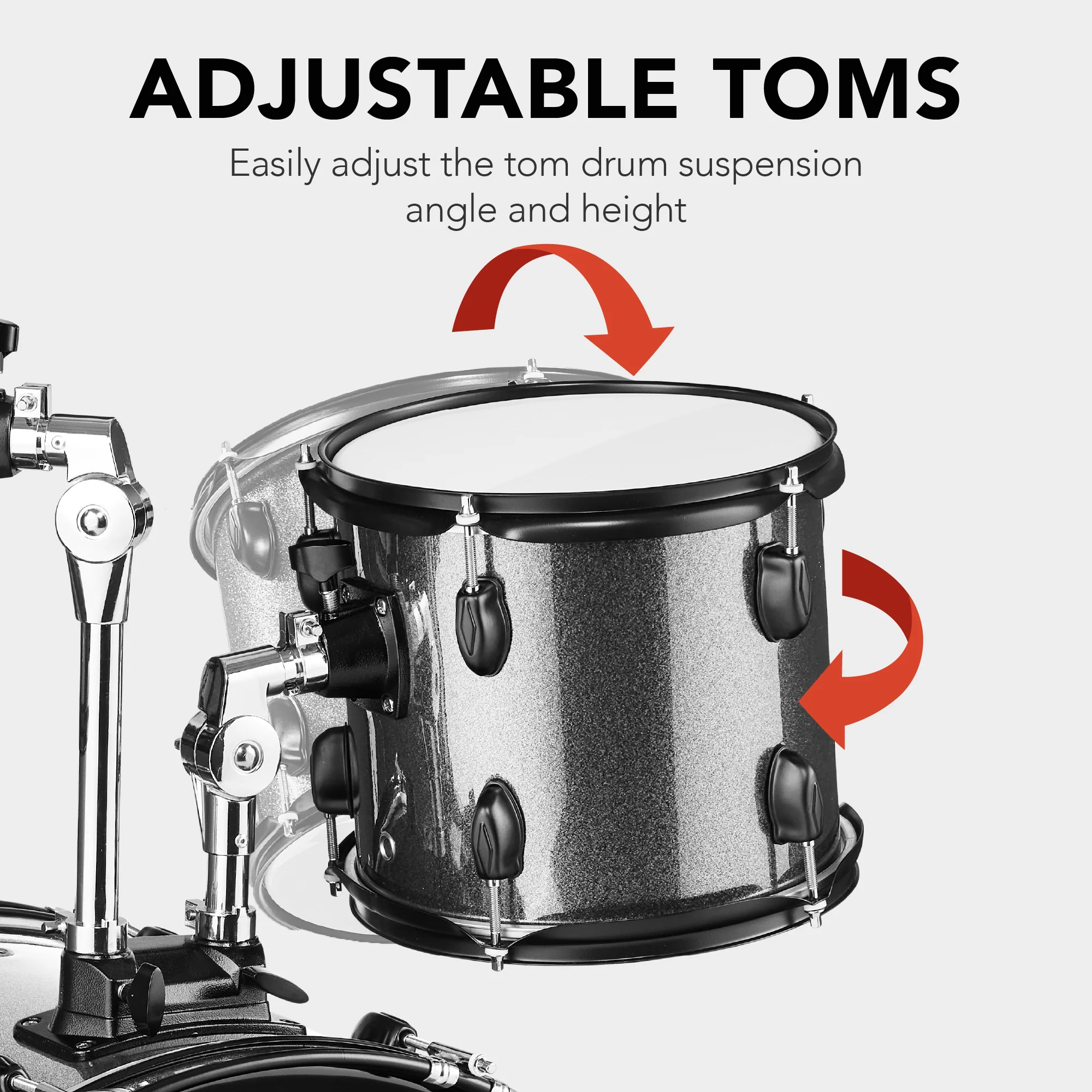 5-Piece Full Size Drum Set For Adults - Image 53