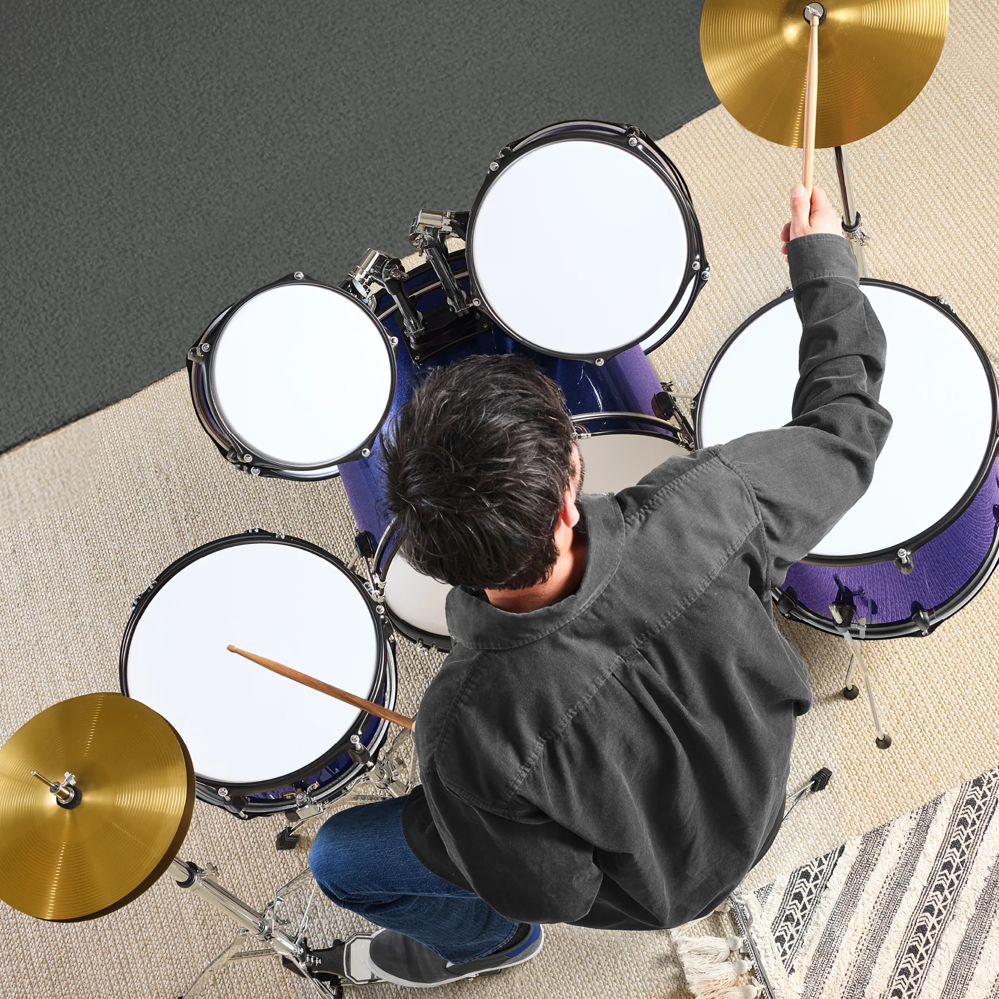 5-Piece Full Size Drum Set For Adults - Image 8