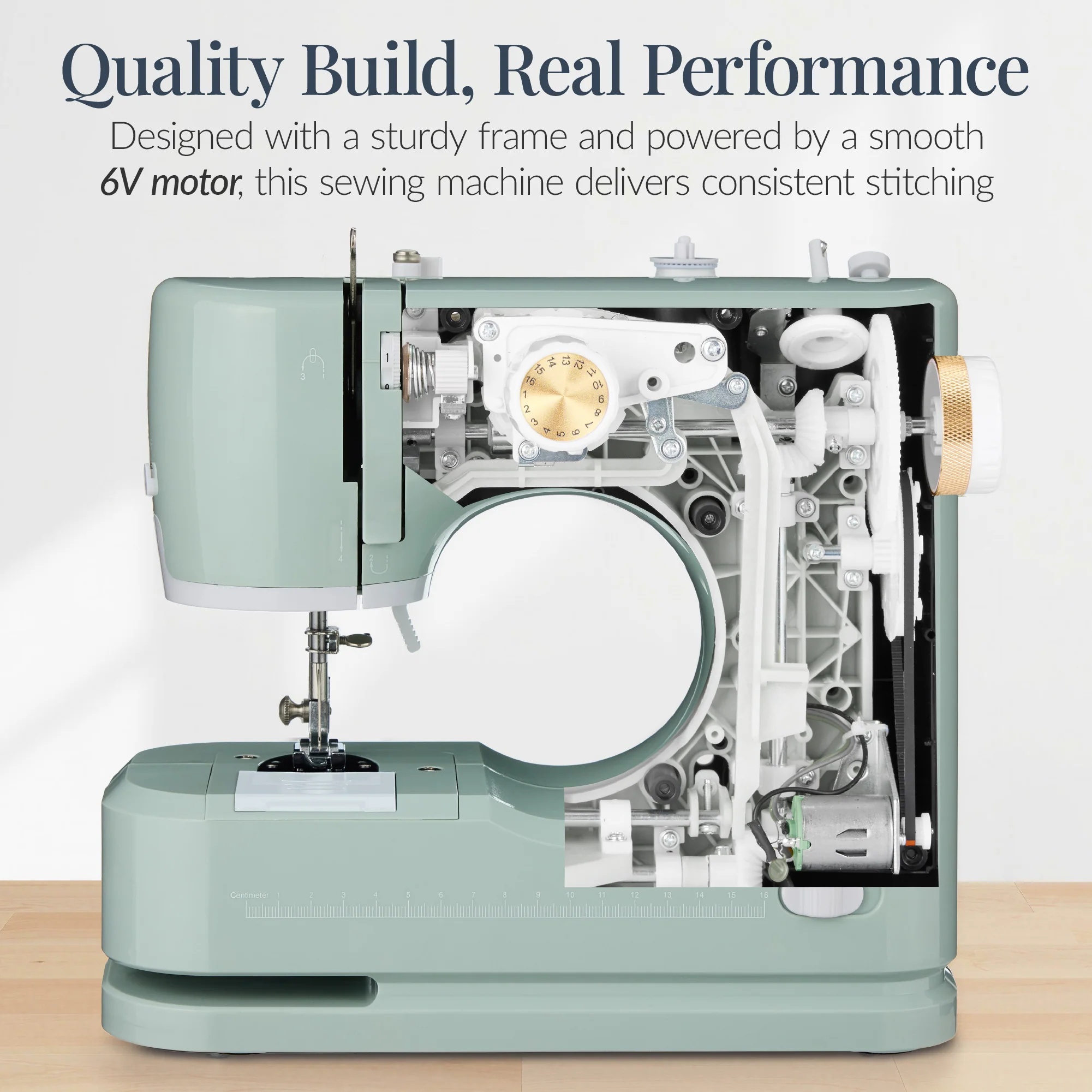 55-Piece Sewing Machine Kit for Beginners w/ 16 Stitch Patterns - Image 15