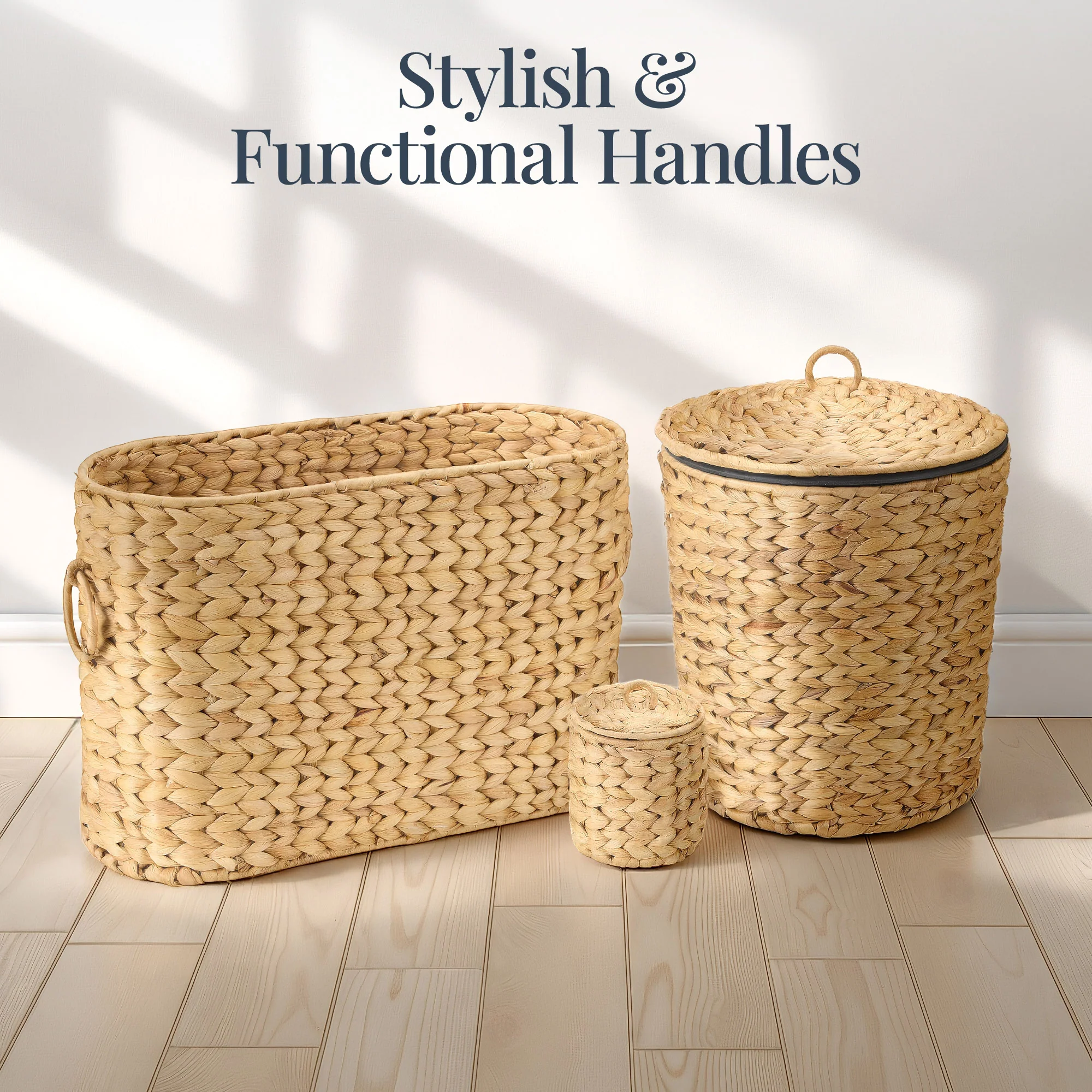 6-Piece Water Hyacinth Bathroom Set - Image 16