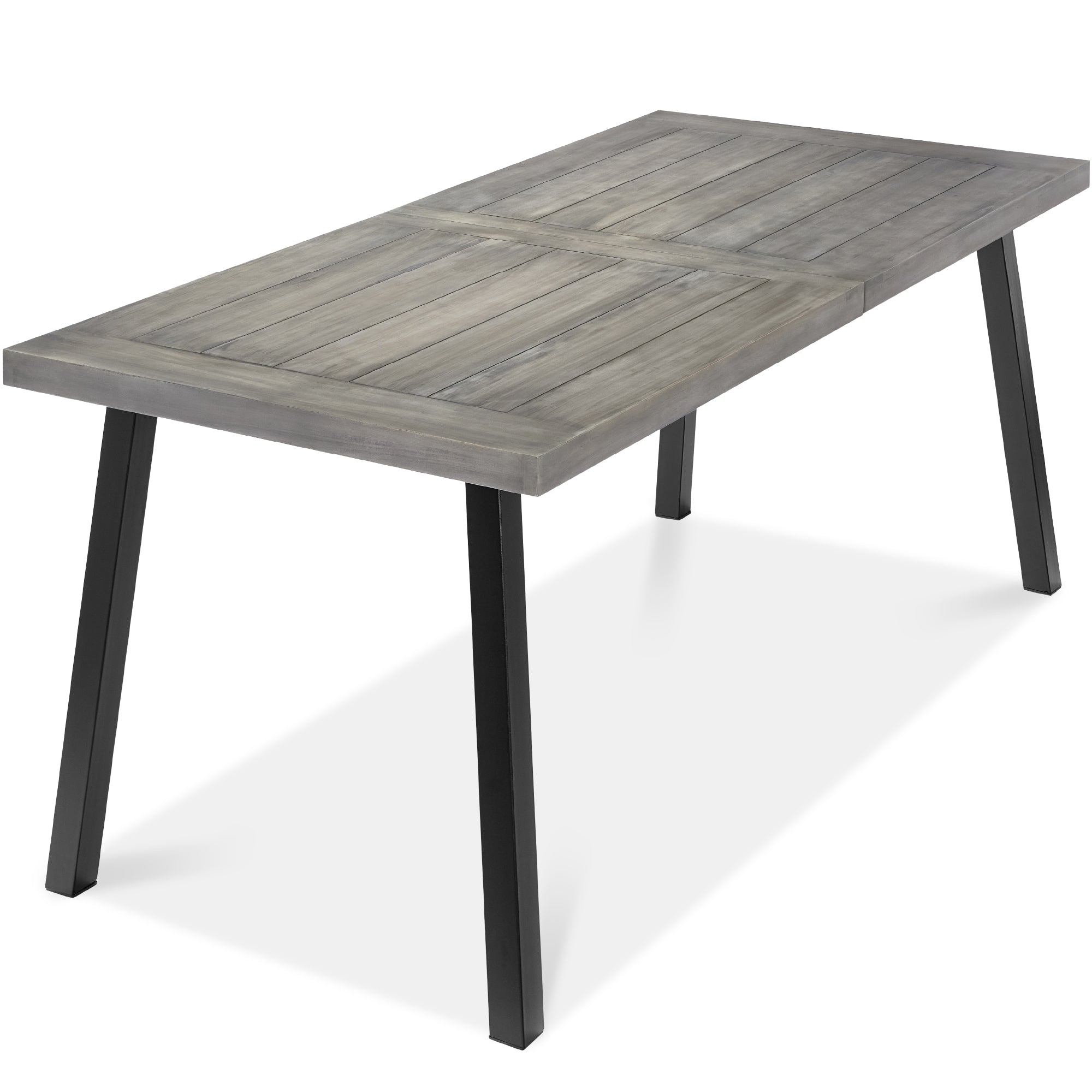 6-Person Indoor Outdoor Acacia Wood Dining Table - Image 15