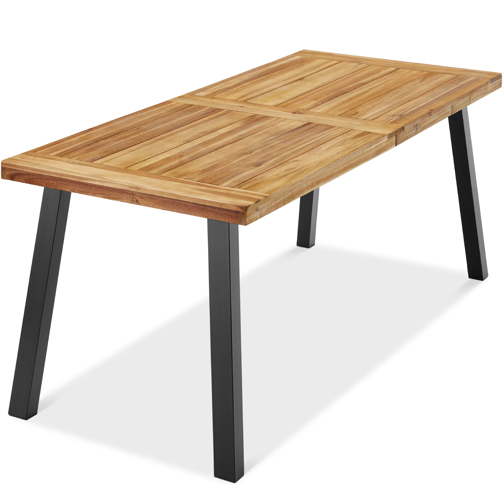 6-Person Indoor Outdoor Acacia Wood Dining Table - Image 22