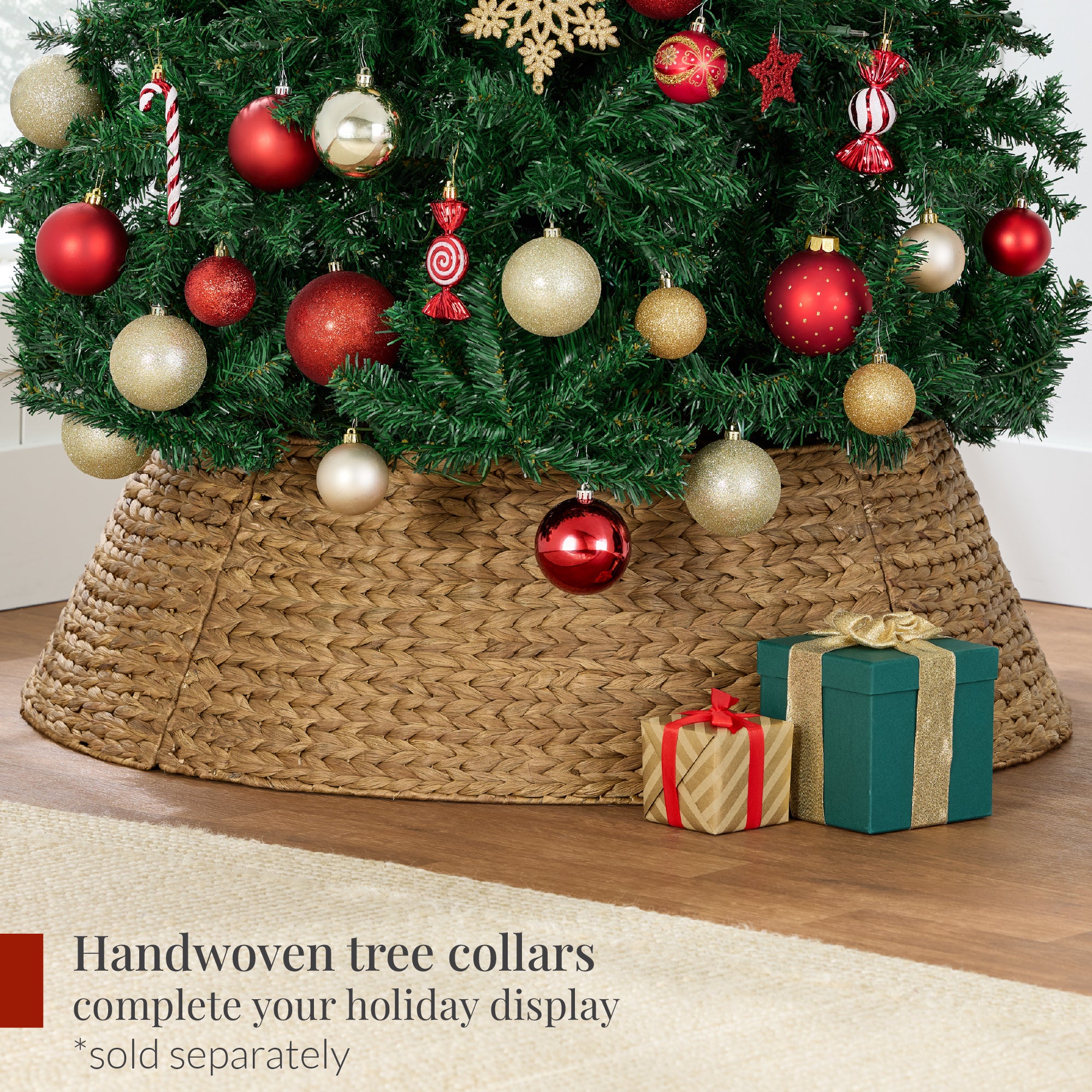 Artificial Green Christmas Tree, Unlit Pine Design w/Easy Assembly - Image 14