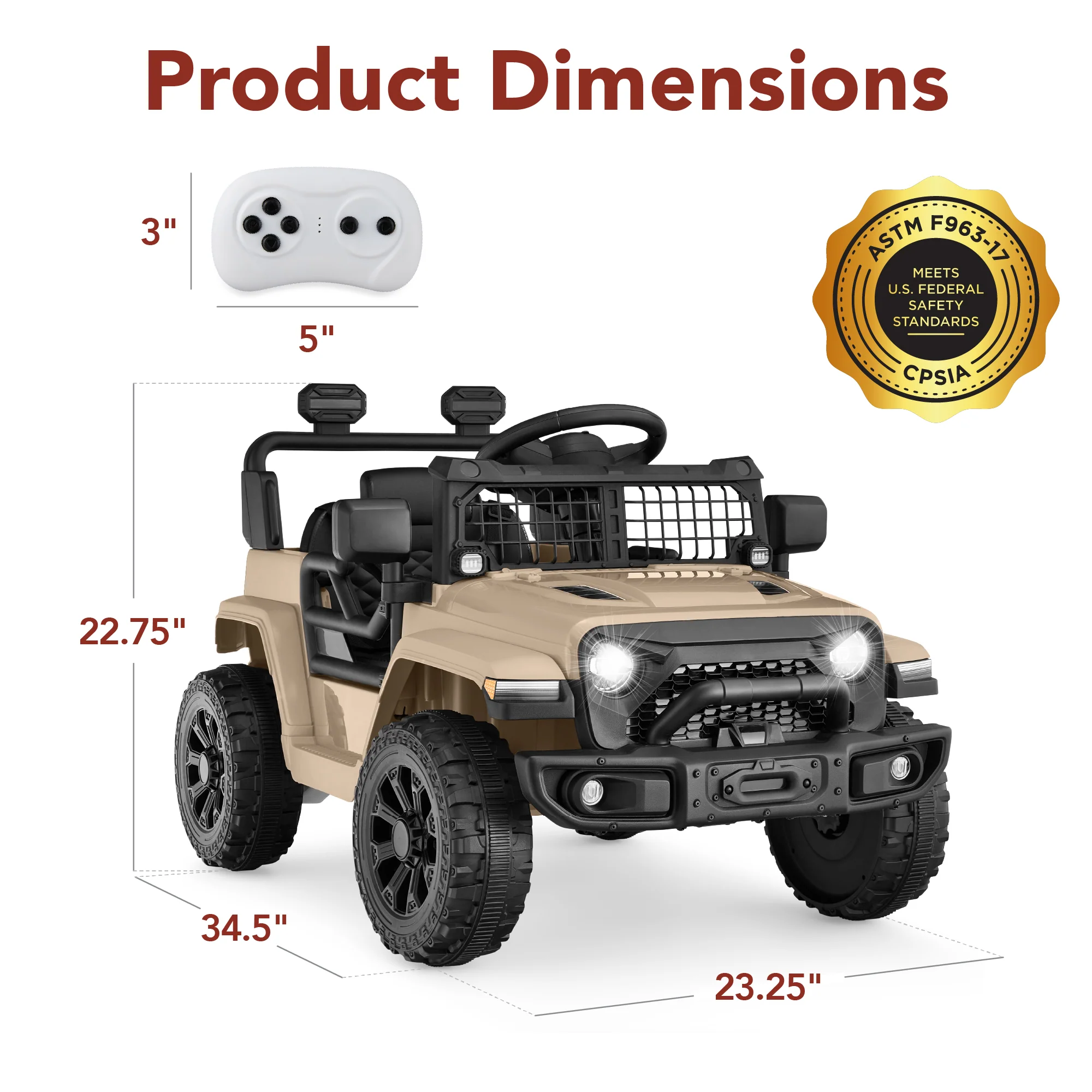 6V Kids Ride-On Truck Car w/ Parent Remote Control, 4-Wheel Suspension - Image 28