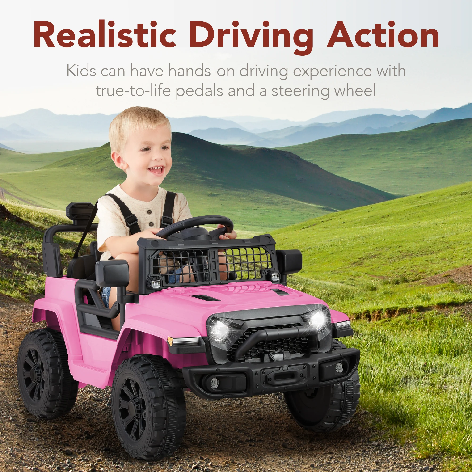 6V Kids Ride-On Truck Car w/ Parent Remote Control, 4-Wheel Suspension - Image 31
