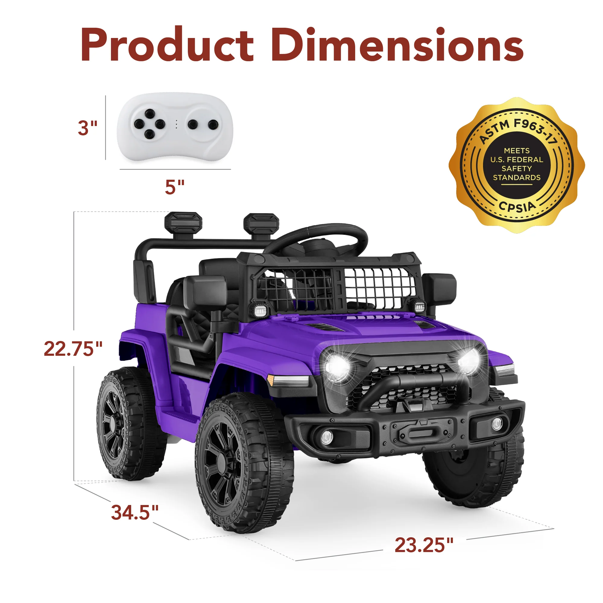 6V Kids Ride-On Truck Car w/ Parent Remote Control, 4-Wheel Suspension - Image 49