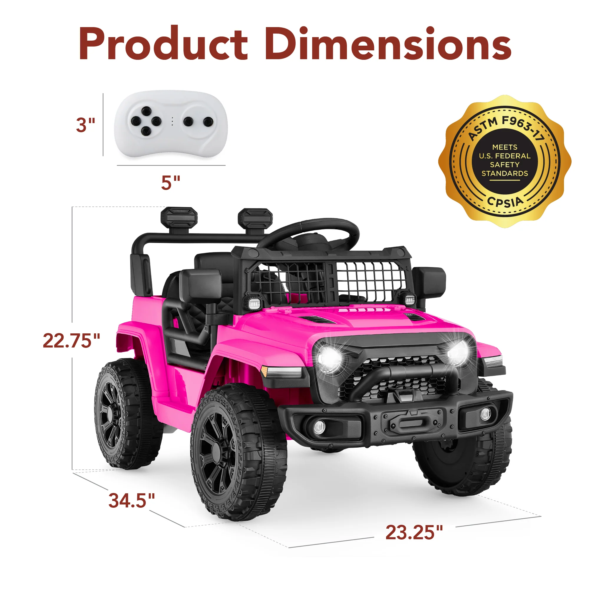 6V Kids Ride-On Truck Car w/ Parent Remote Control, 4-Wheel Suspension - Image 63