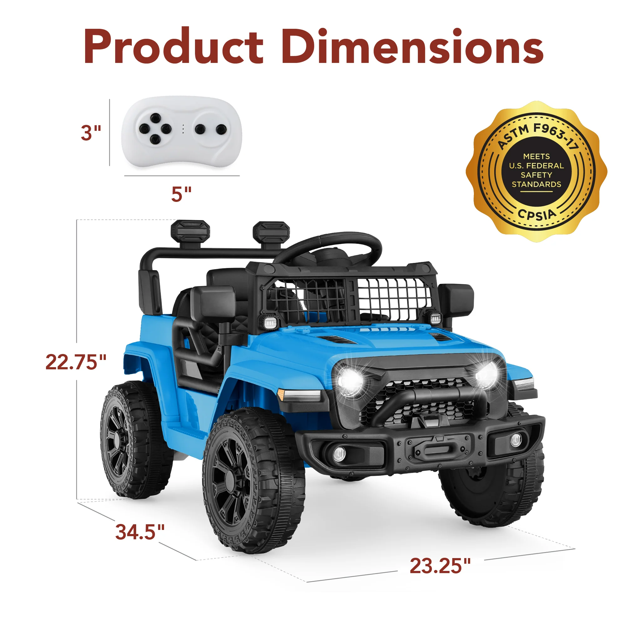 6V Kids Ride-On Truck Car w/ Parent Remote Control, 4-Wheel Suspension - Image 70