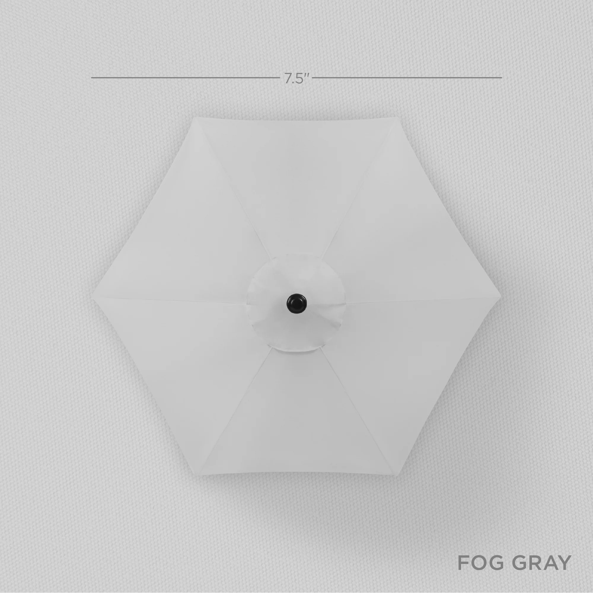 Outdoor Solar Patio Umbrella w/ Push Button Tilt, Crank Lift - 7.5ft - Image 221