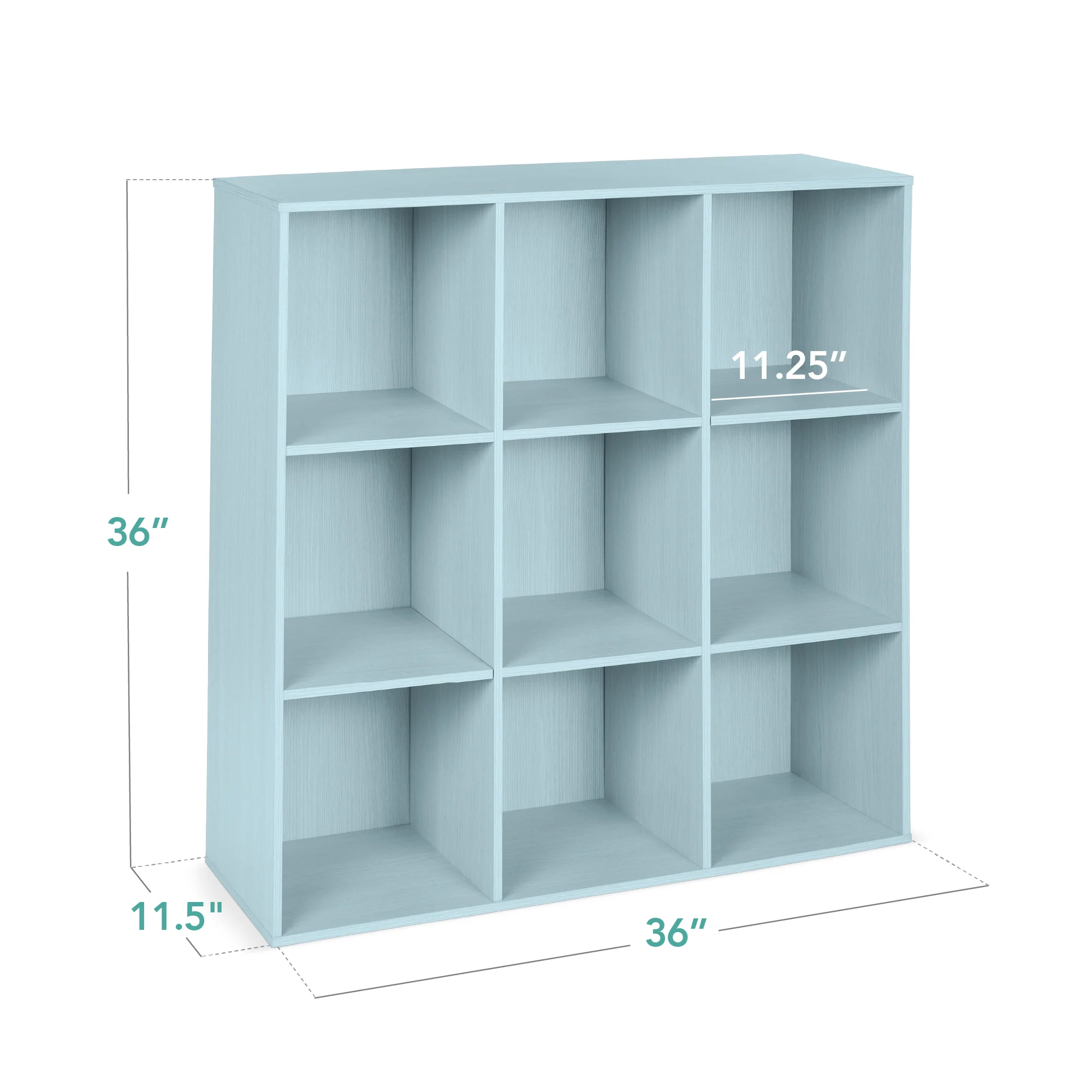 9-Cube Bookshelf Storage Display w/ 3 Removable Panels, Customizable Design - Image 66