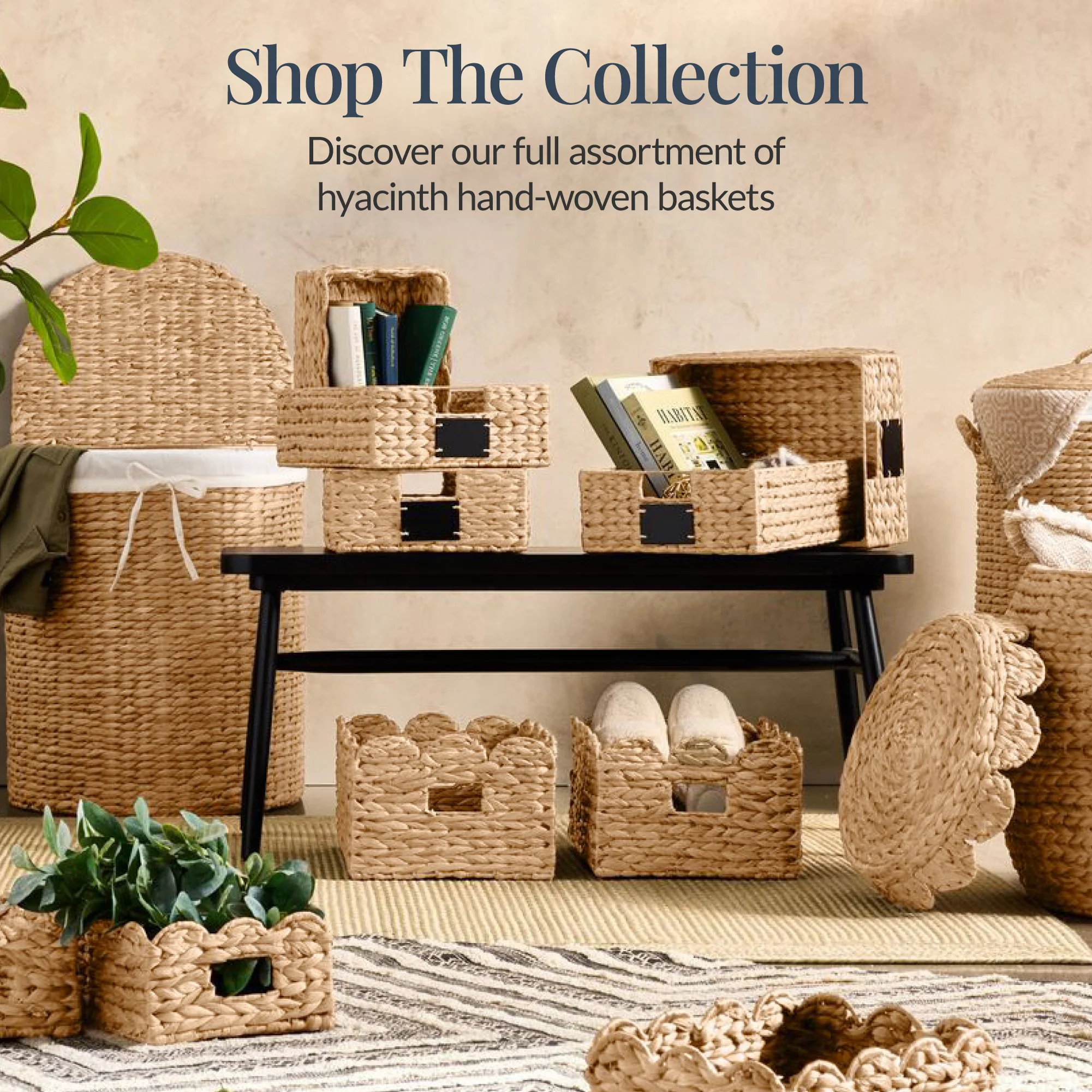 9x12 Scalloped Shelf Basket, Pantry Bins, 4 Pack - Image 16