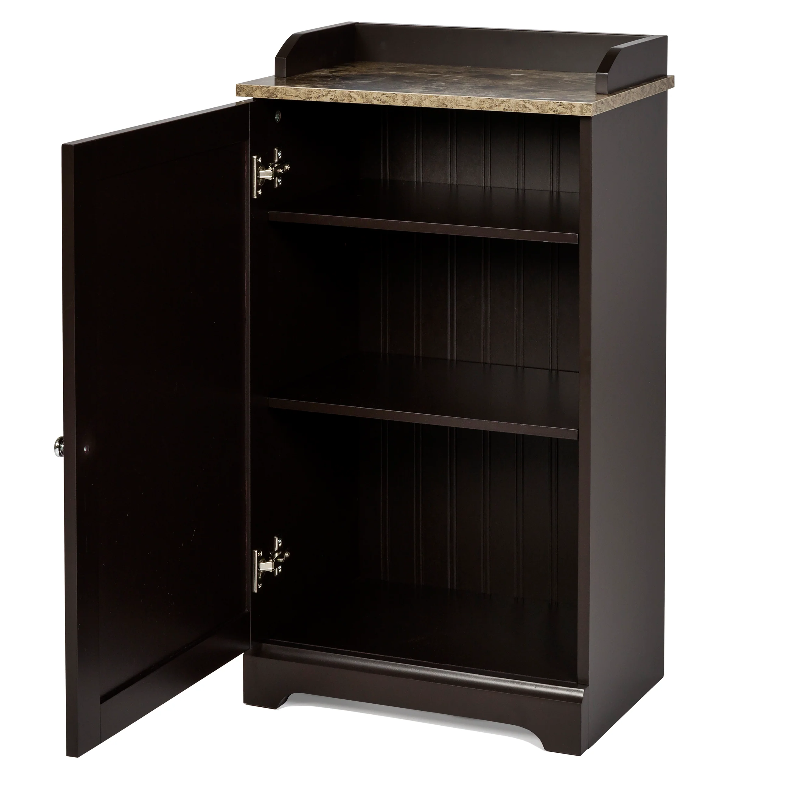 Bathroom Floor Storage Cabinet w/ Versatile Door - Image 3