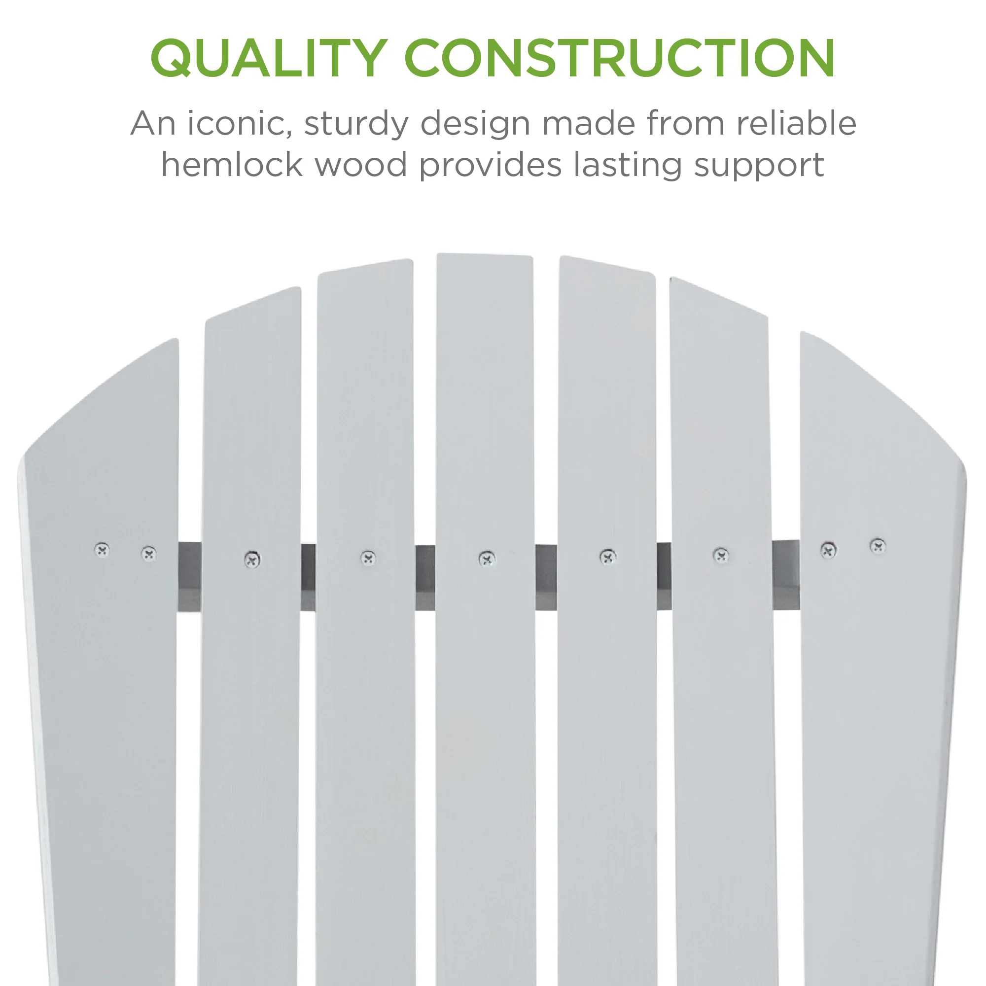 Folding Wooden Adirondack Chair, Accent Furniture w/ Natural Woodgrain - Image 32