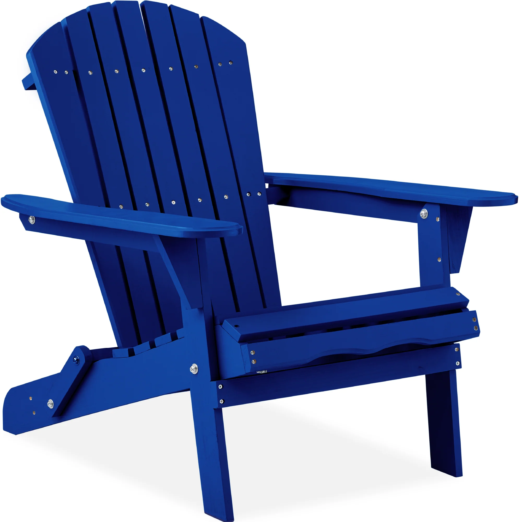 Folding Wooden Adirondack Chair, Accent Furniture w/ Natural Woodgrain - Image 57