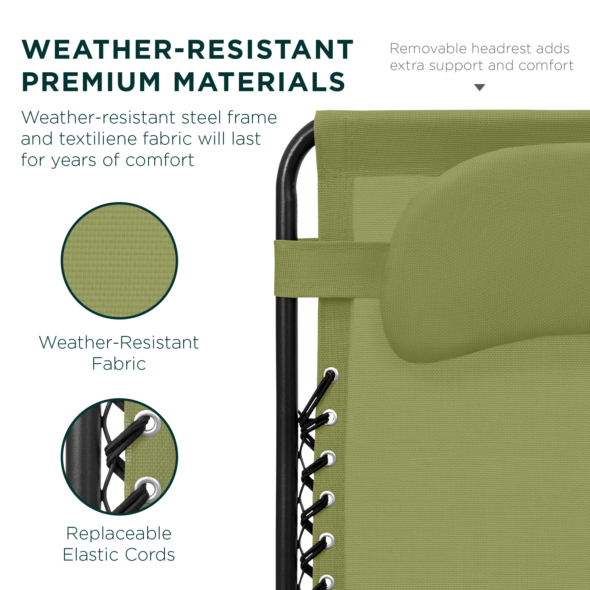 Oversized Reclining Zero Gravity Chair Lounger w/ Cup Holder, Pillow - Image 5