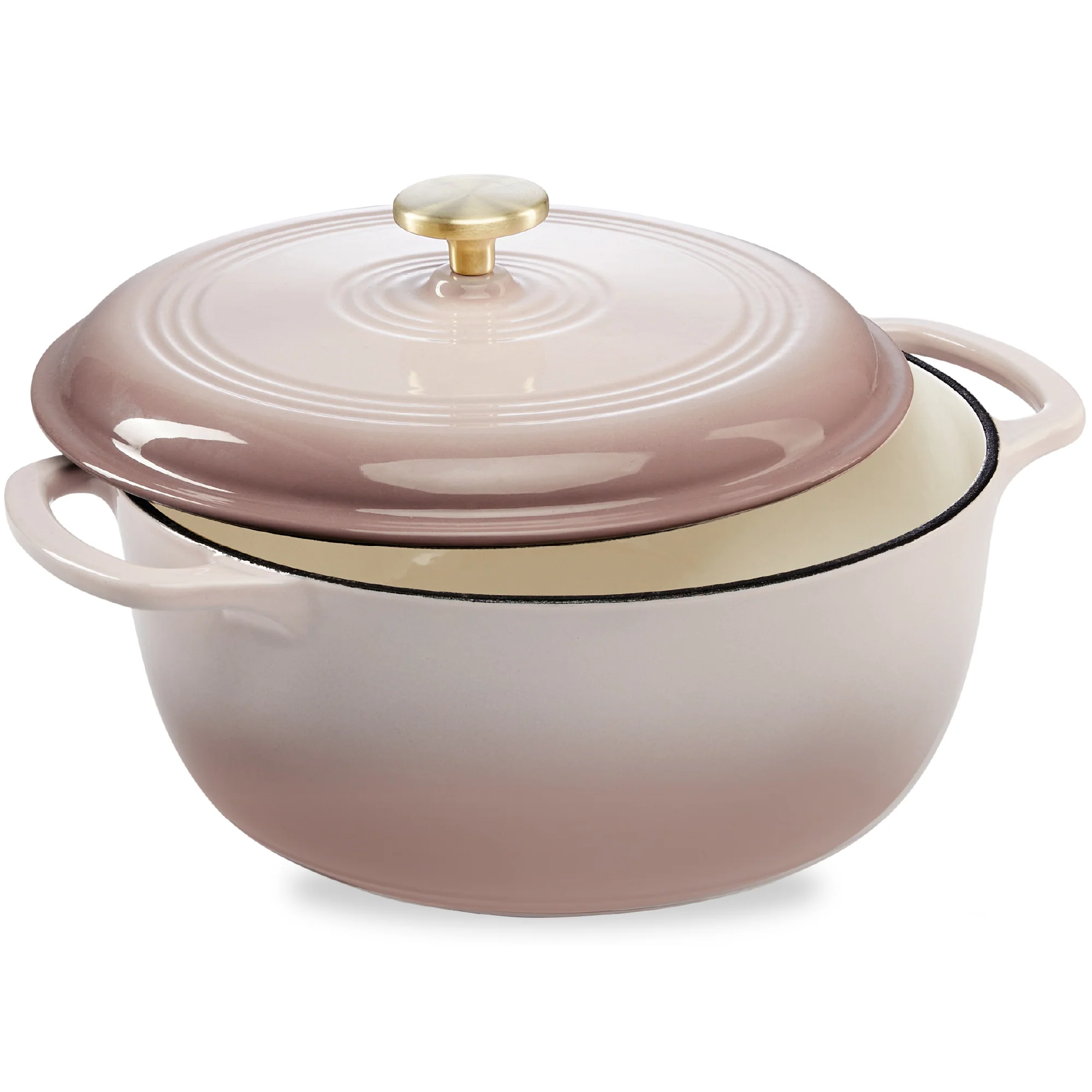 Cast-Iron Dutch Oven Kitchen Cookware w/ Enamel, Handles - 7.5qt - Image 71