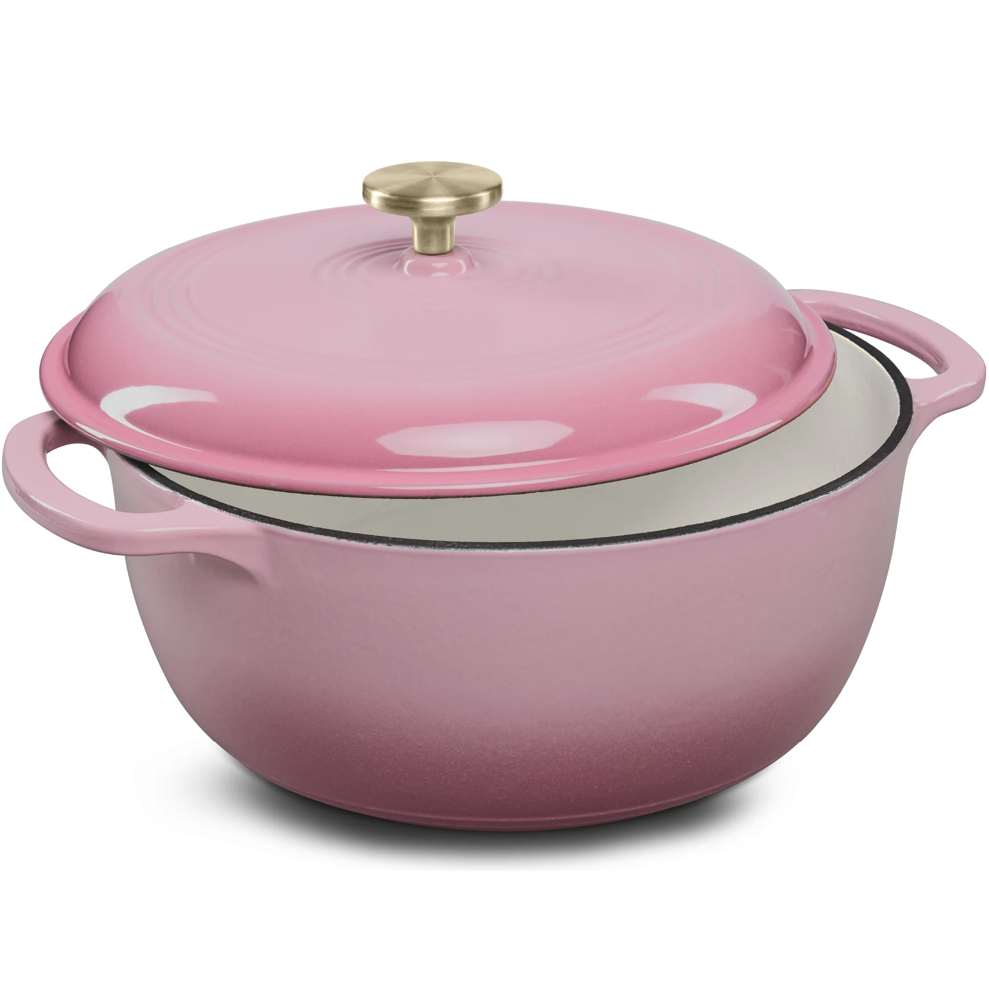 Cast-Iron Dutch Oven Kitchen Cookware w/ Enamel, Handles - 7.5qt - Image 8