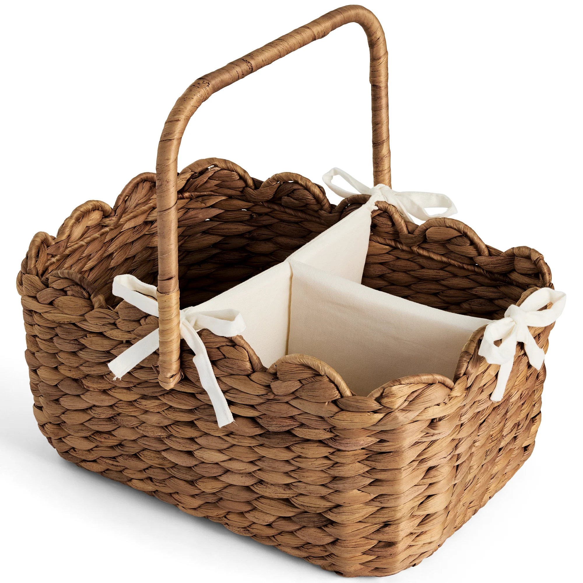 Diaper Caddy Organizer for Baby w/ Removable Divider & Handles - Image 9