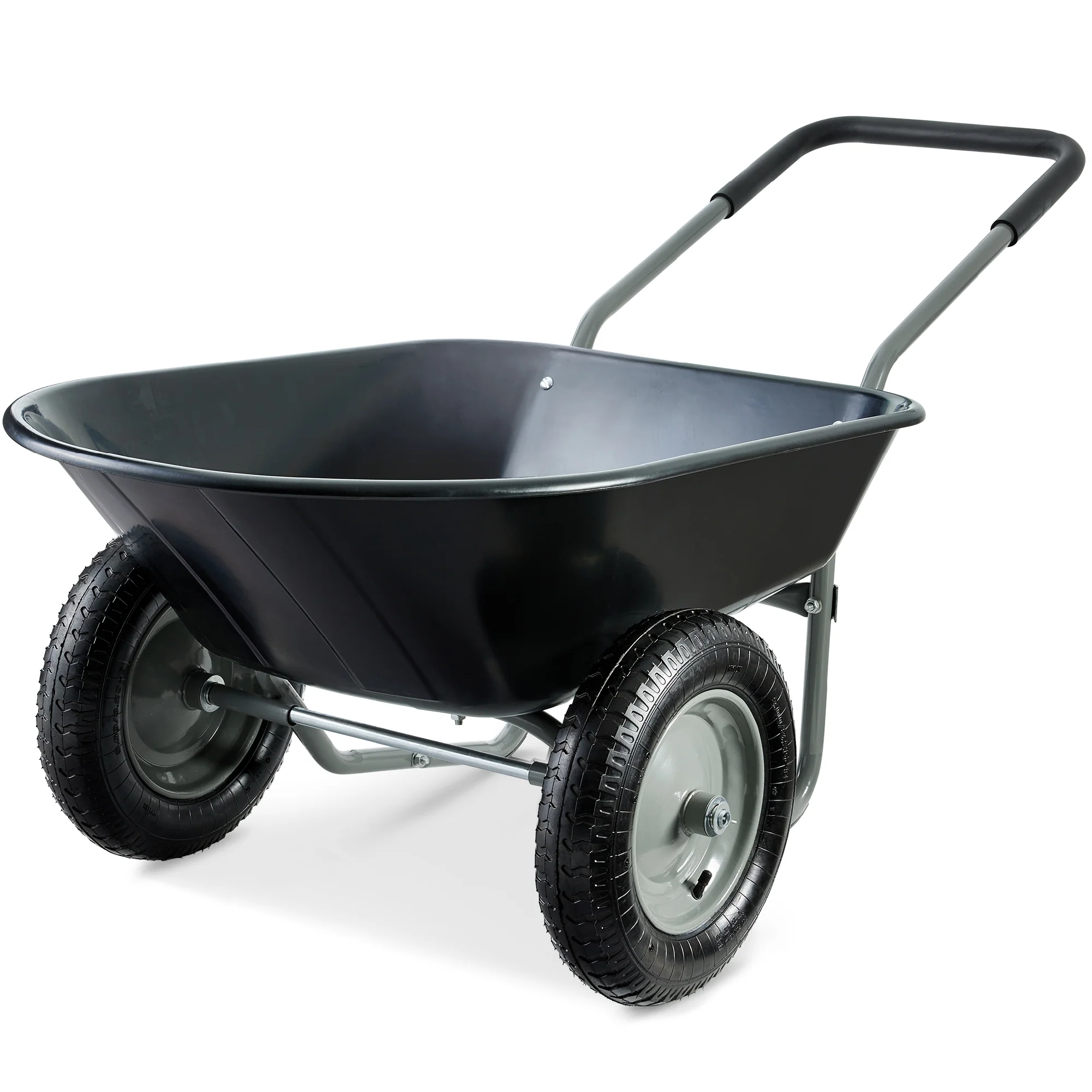Dual-Wheel Wheelbarrow Garden Cart - Image 15
