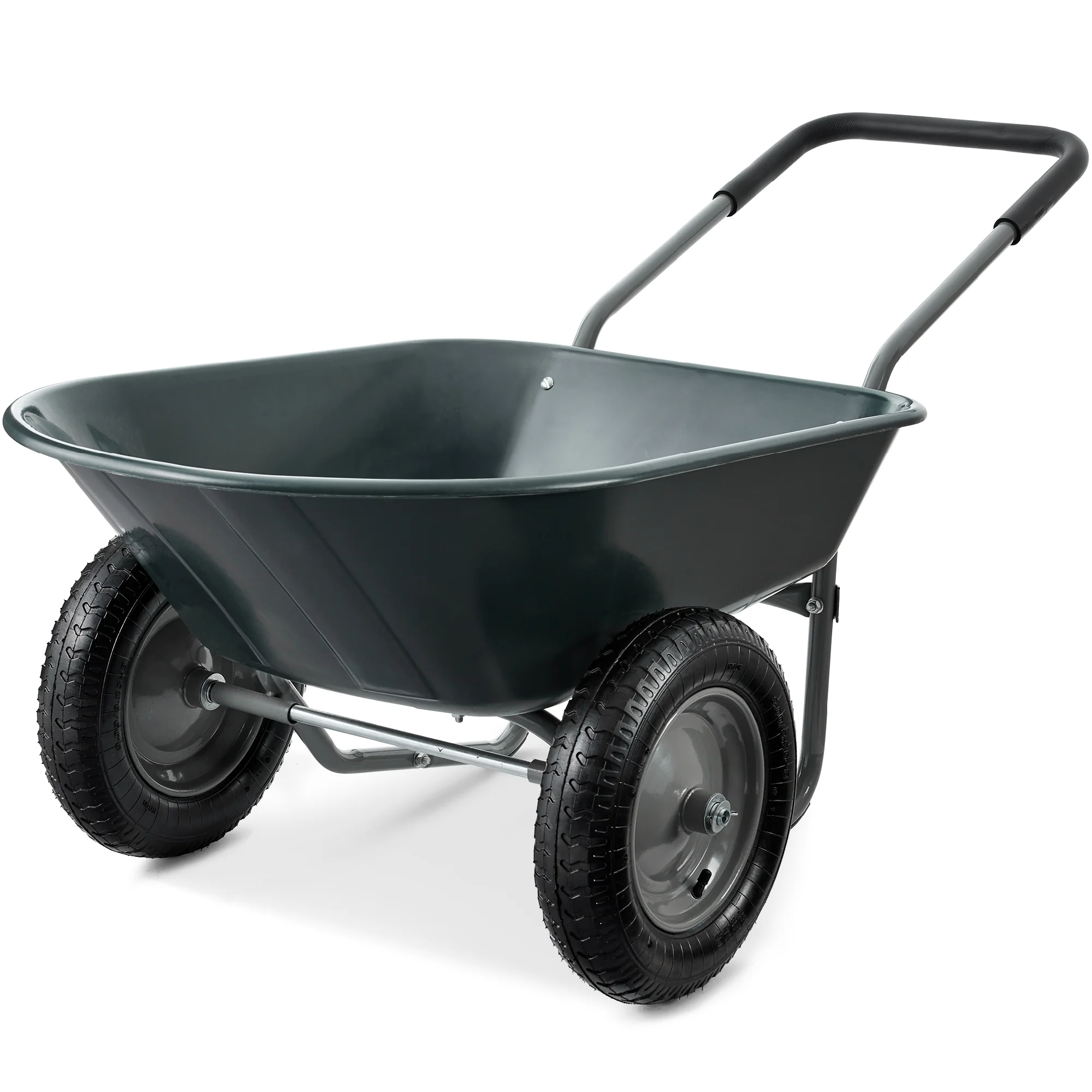 Dual-Wheel Wheelbarrow Garden Cart - Image 29